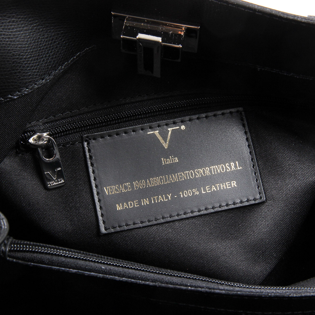 Bolso Mujer V 1969 Italia V013-S PALMELLATO NERO