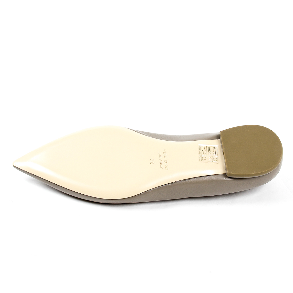 Andrew Charles Womens Ballerina Taupe SONIA
