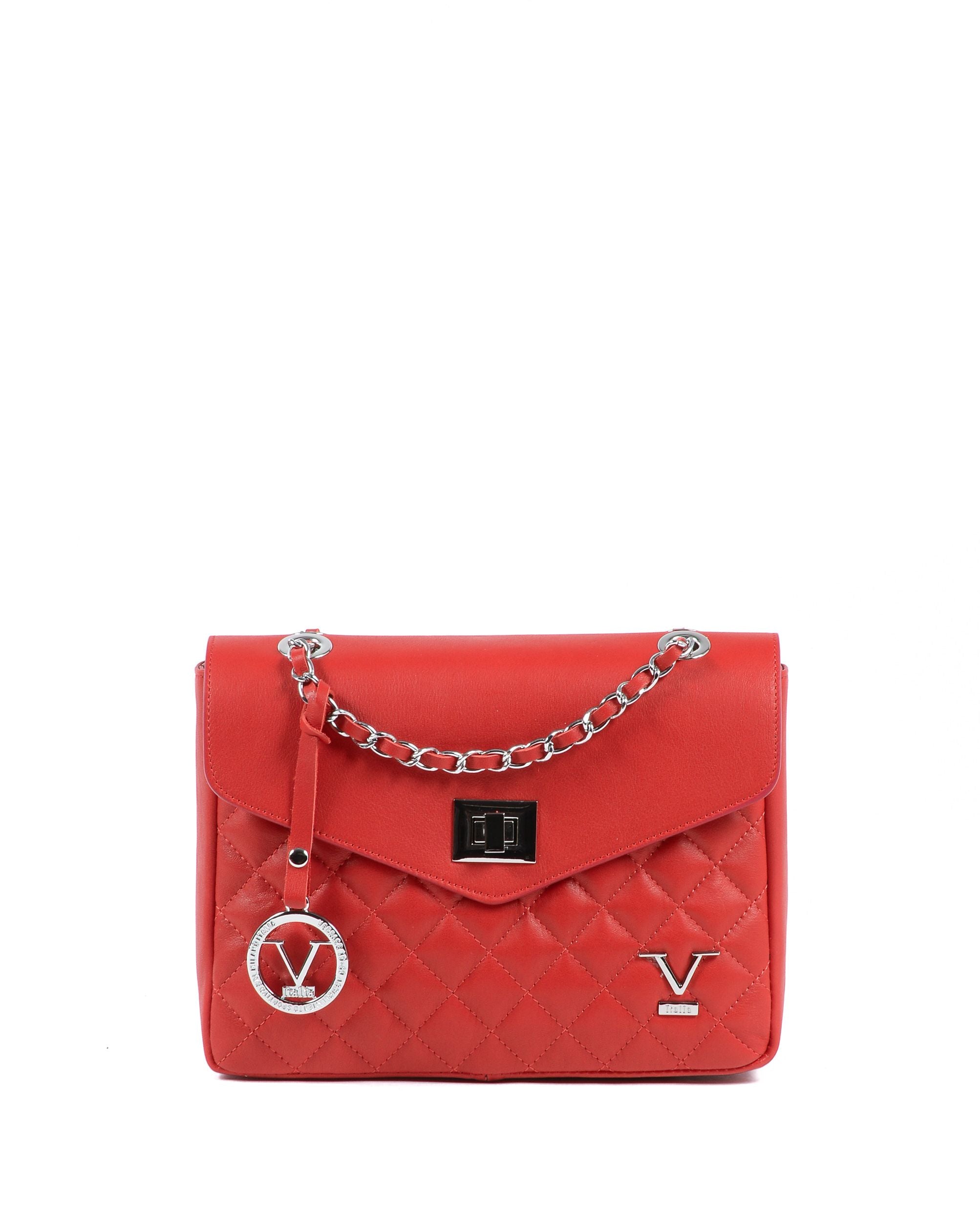 V Italia Womens Handbag Red V024-S SAUVAGE ROSSO
