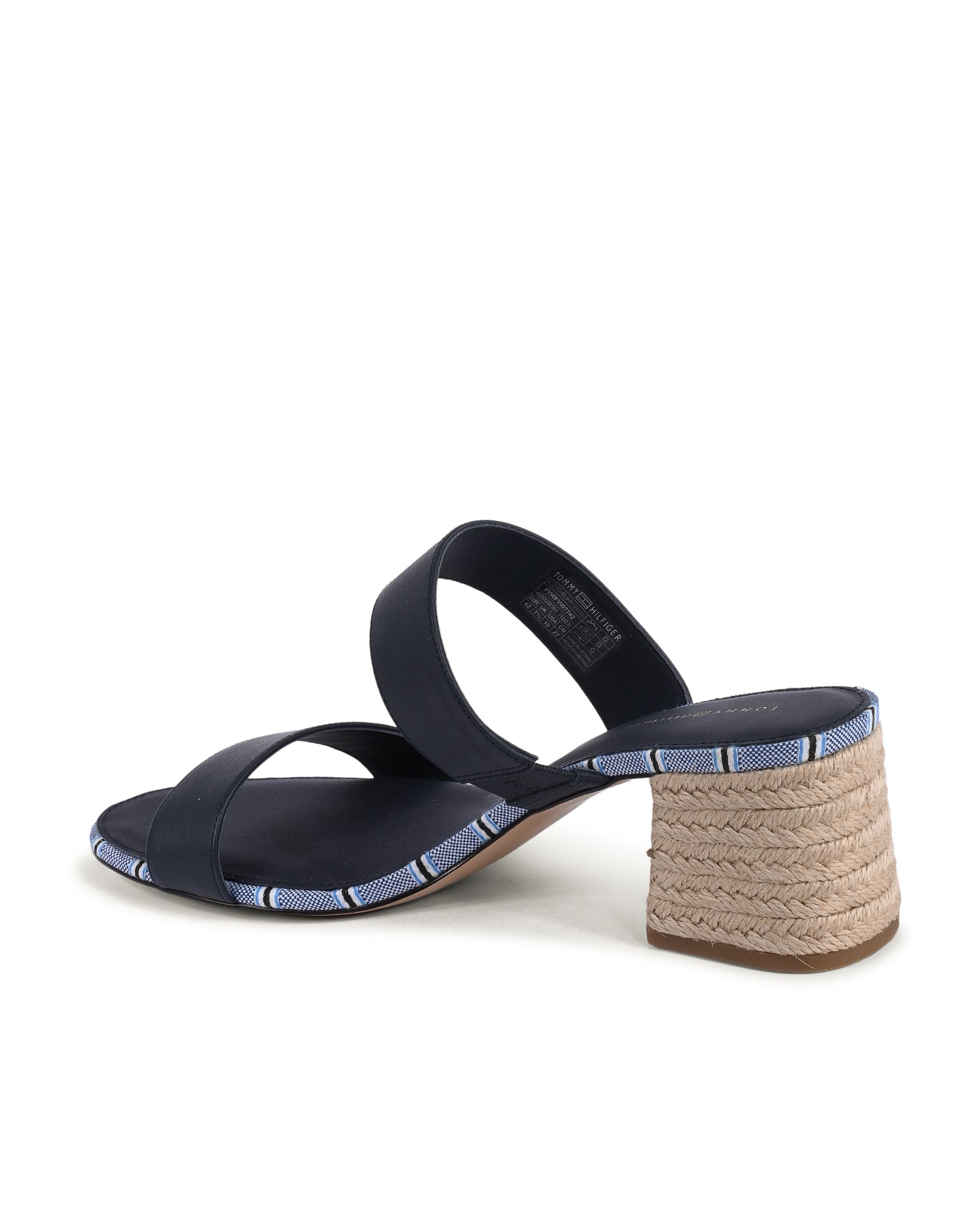 Sandalias Tommy Hilfiger para mujer, color azul, FW0FW077420GZ