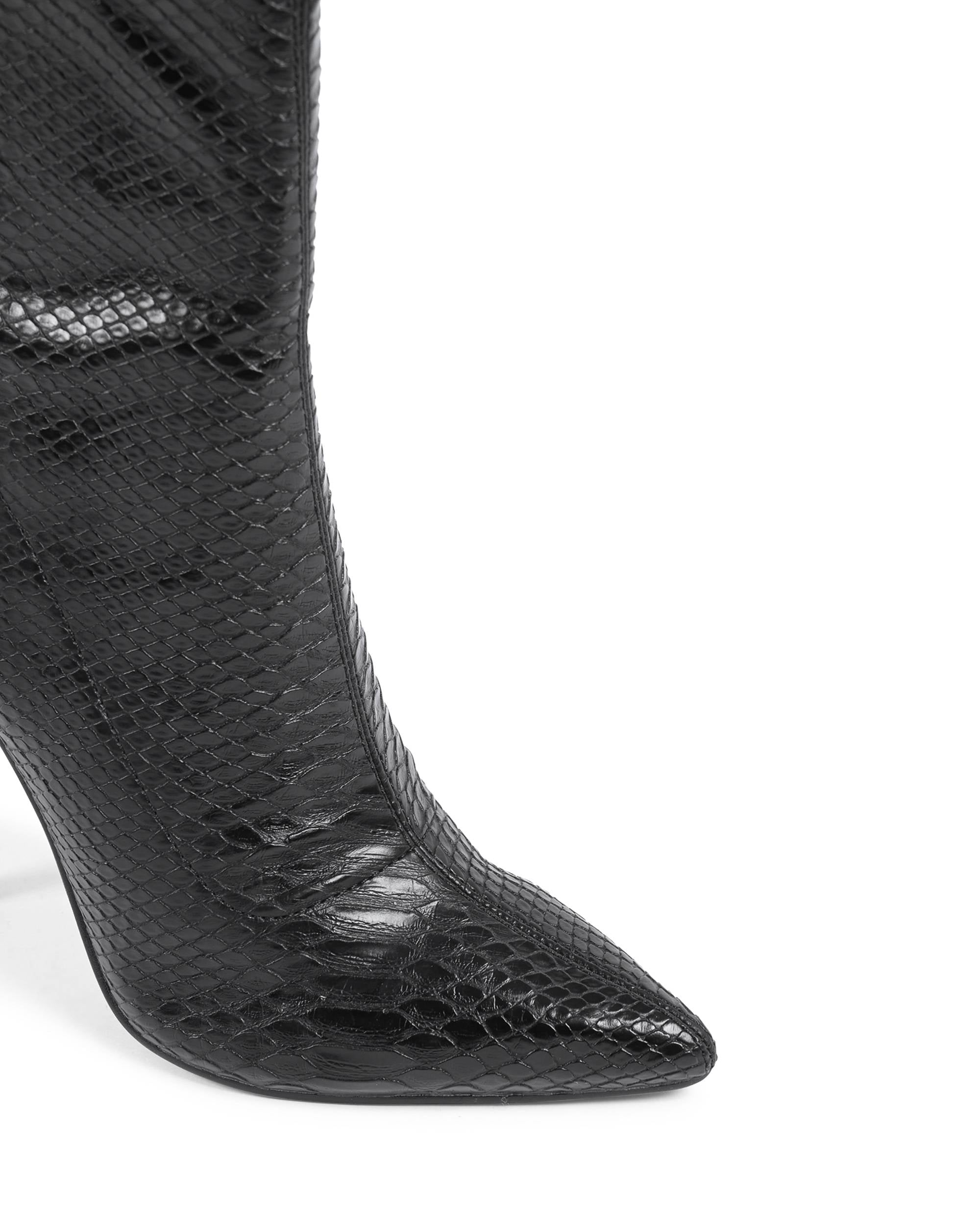 19V69 Italia Botines para mujer negros HF006 NERO