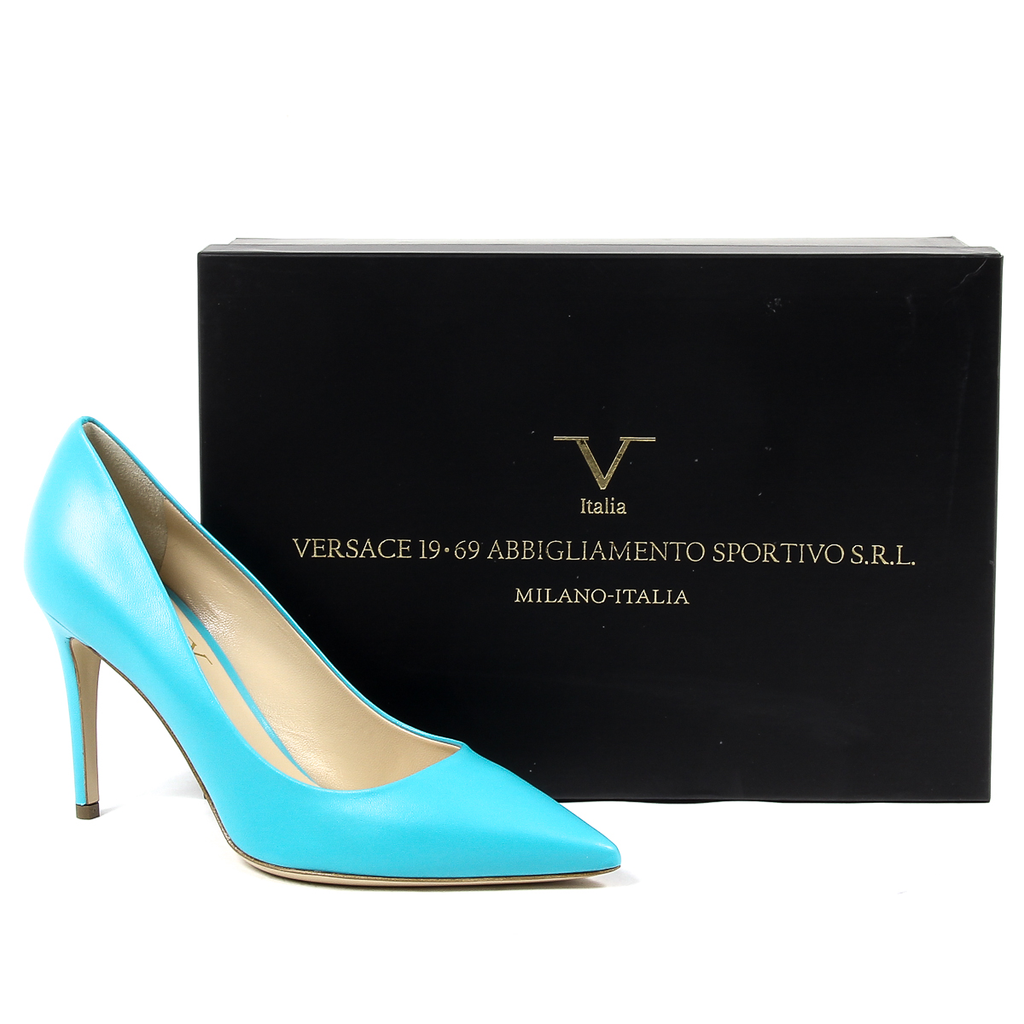 V 1969 Italia Womens Pump Light Blue MINA