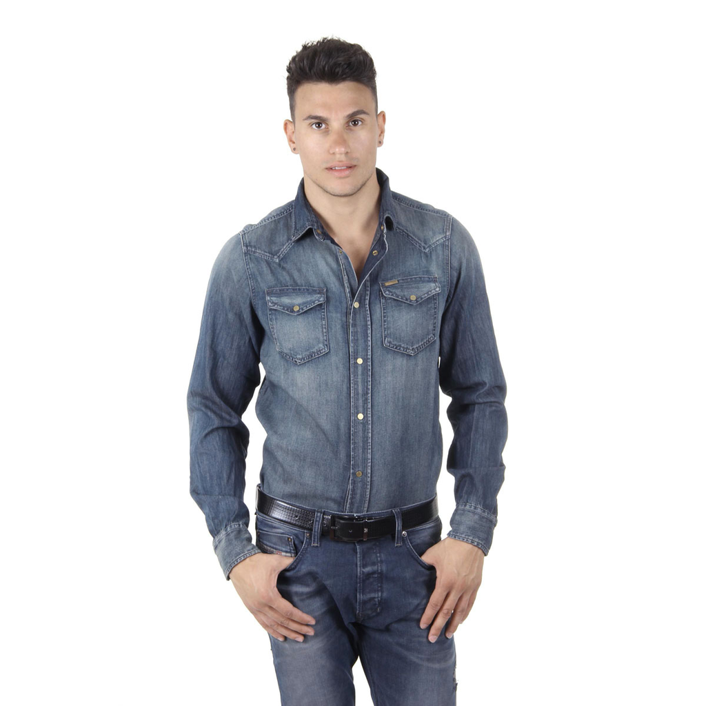 Diesel Mens Shirt Long Sleeves 00SD24 0666D 01 NEW-SONORA