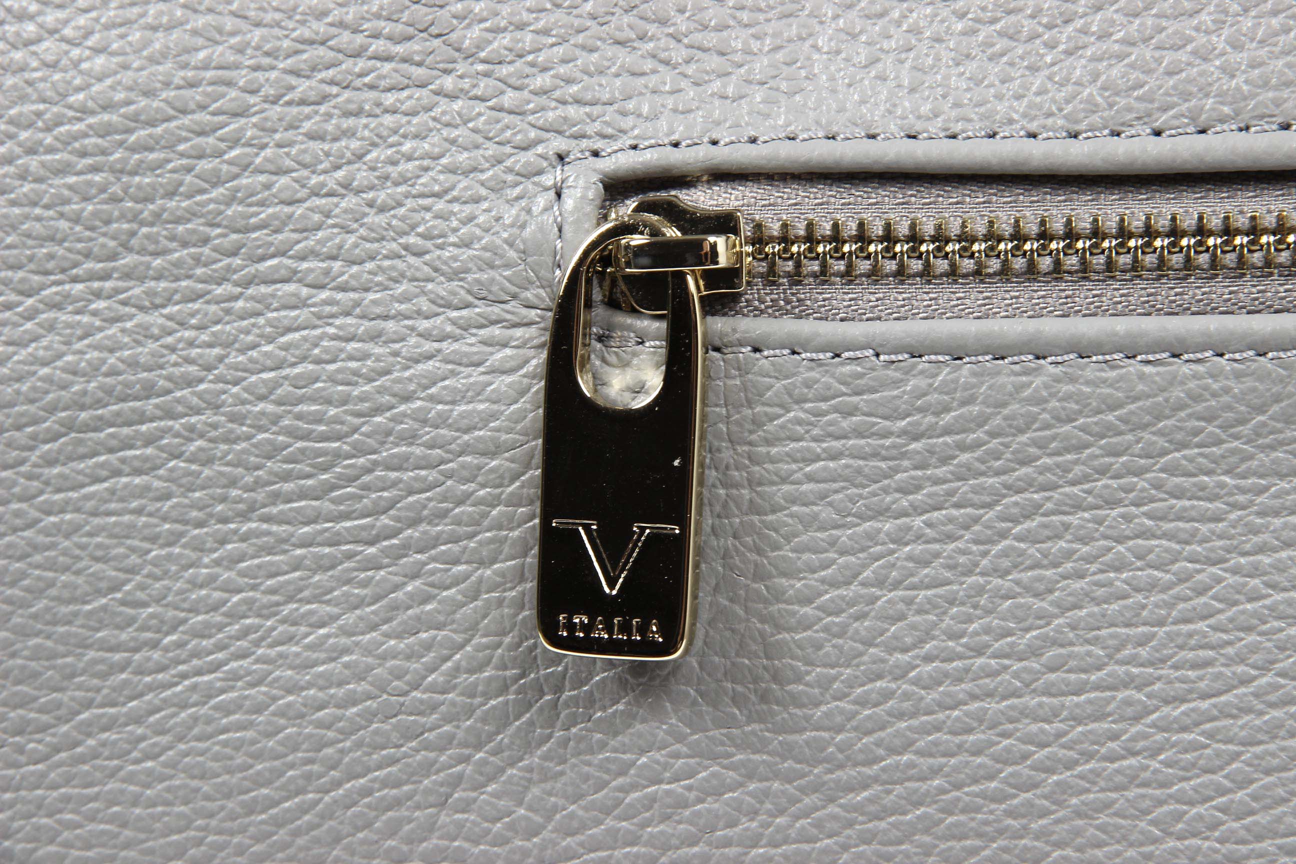 V 1969 Italia Bolso de mano de mujer V010 ALCE DOLLARO GRIGIO