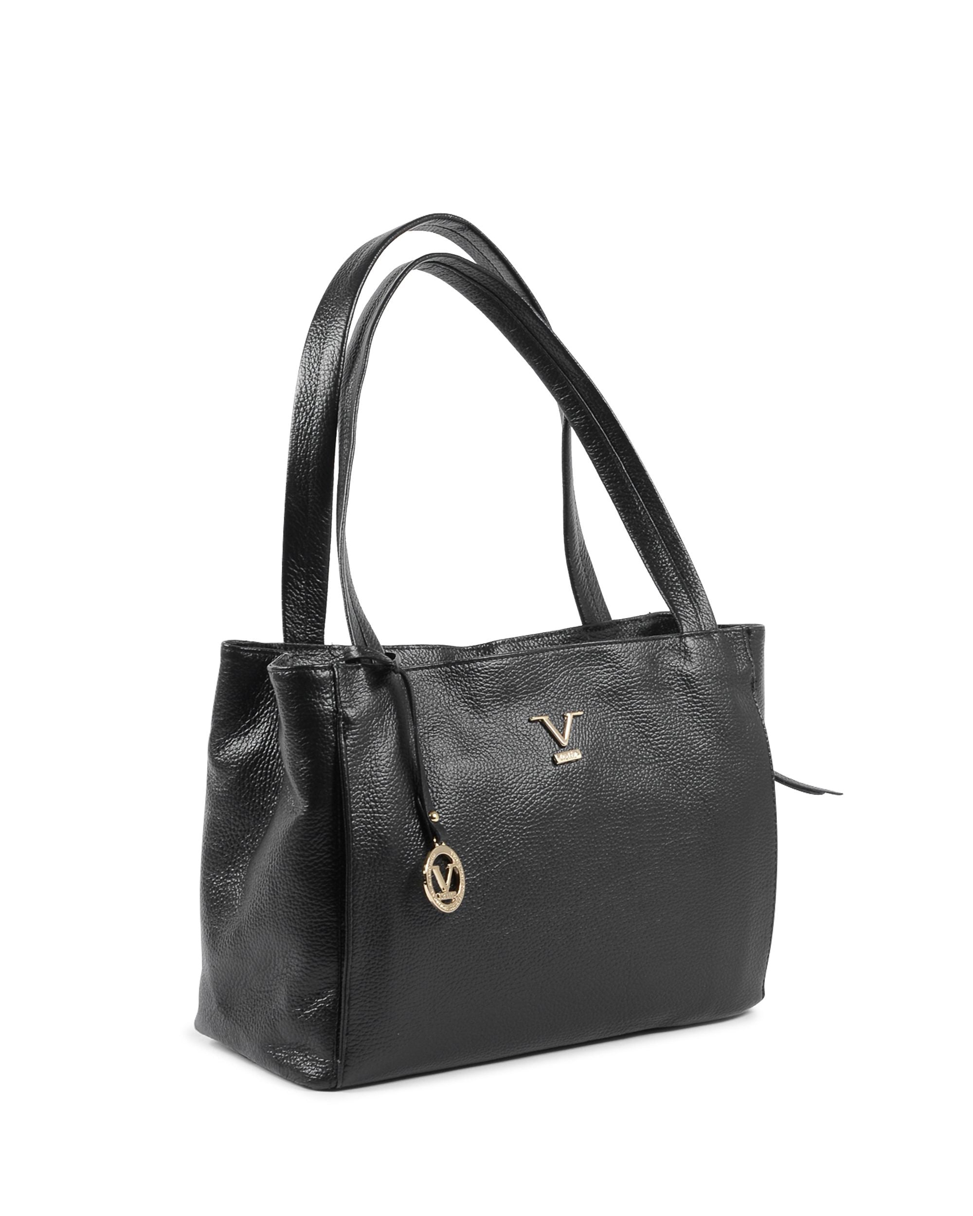 Bolso de mano para mujer V Italia negro VE0792 NERO