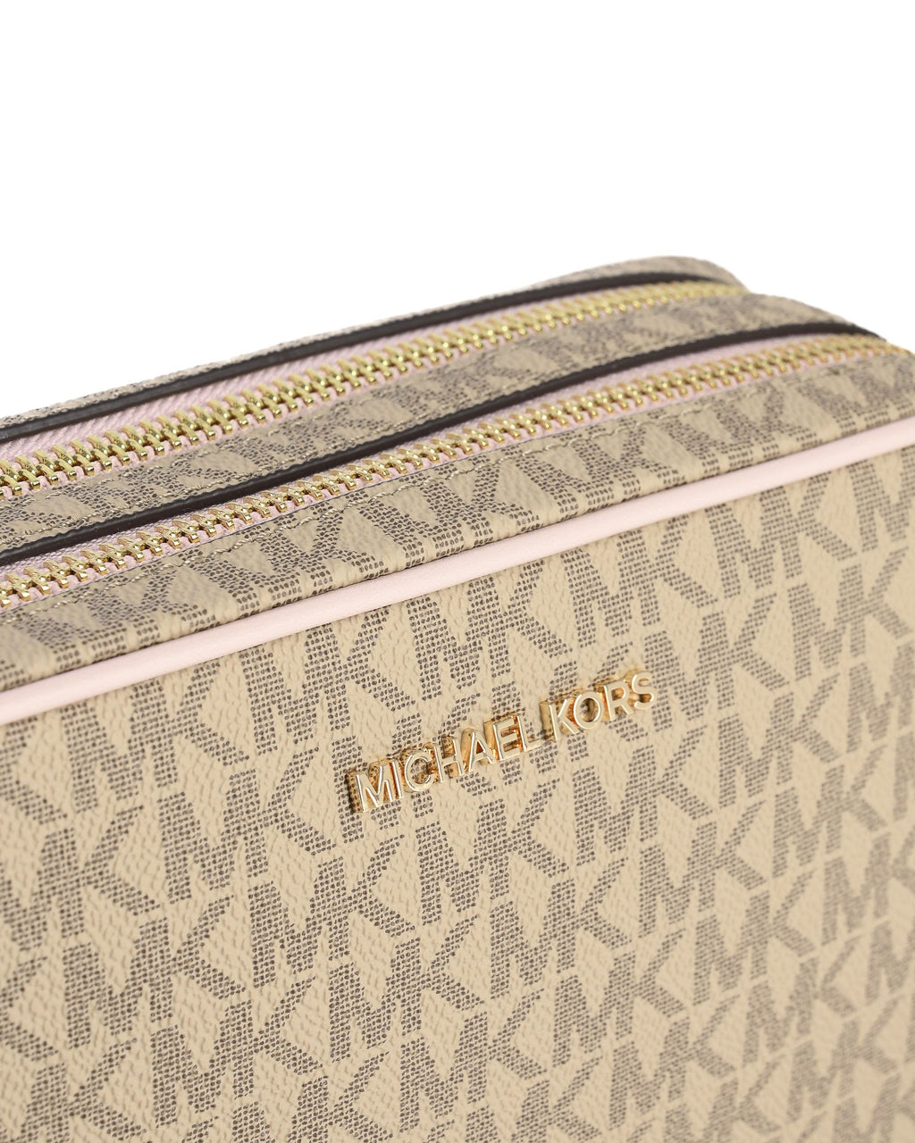 Michael Kors - Bolso de viaje mediano tipo pulsera 35S3GTTW2B, colorete en polvo