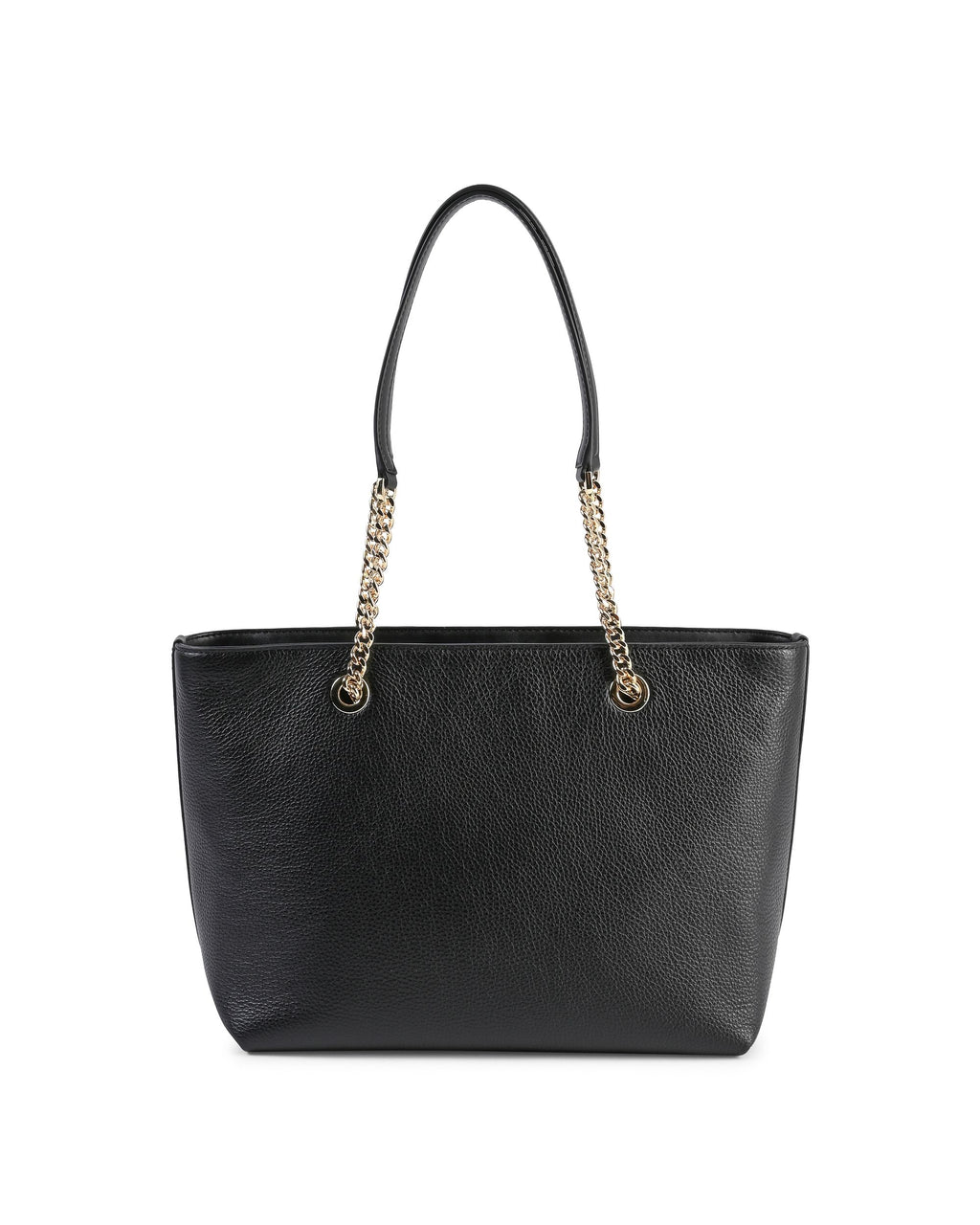 Michael Kors Bolso tote mediano con cadena y cremallera delantera 35F2GTTT2L NEGRO
