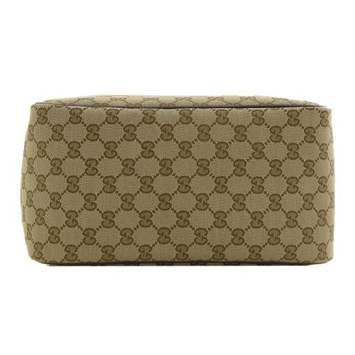 Mochila Gucci GG Original de lona para hombre en color beige y marrón