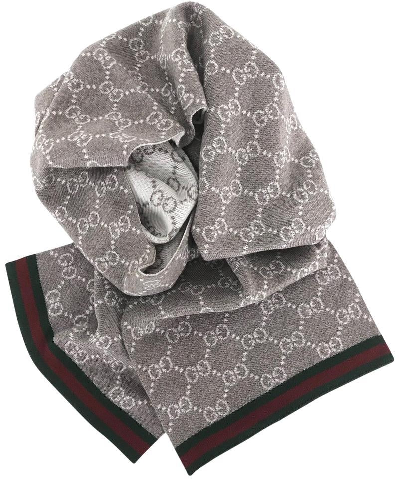 Bufanda Gucci para hombre 23x180 marrón