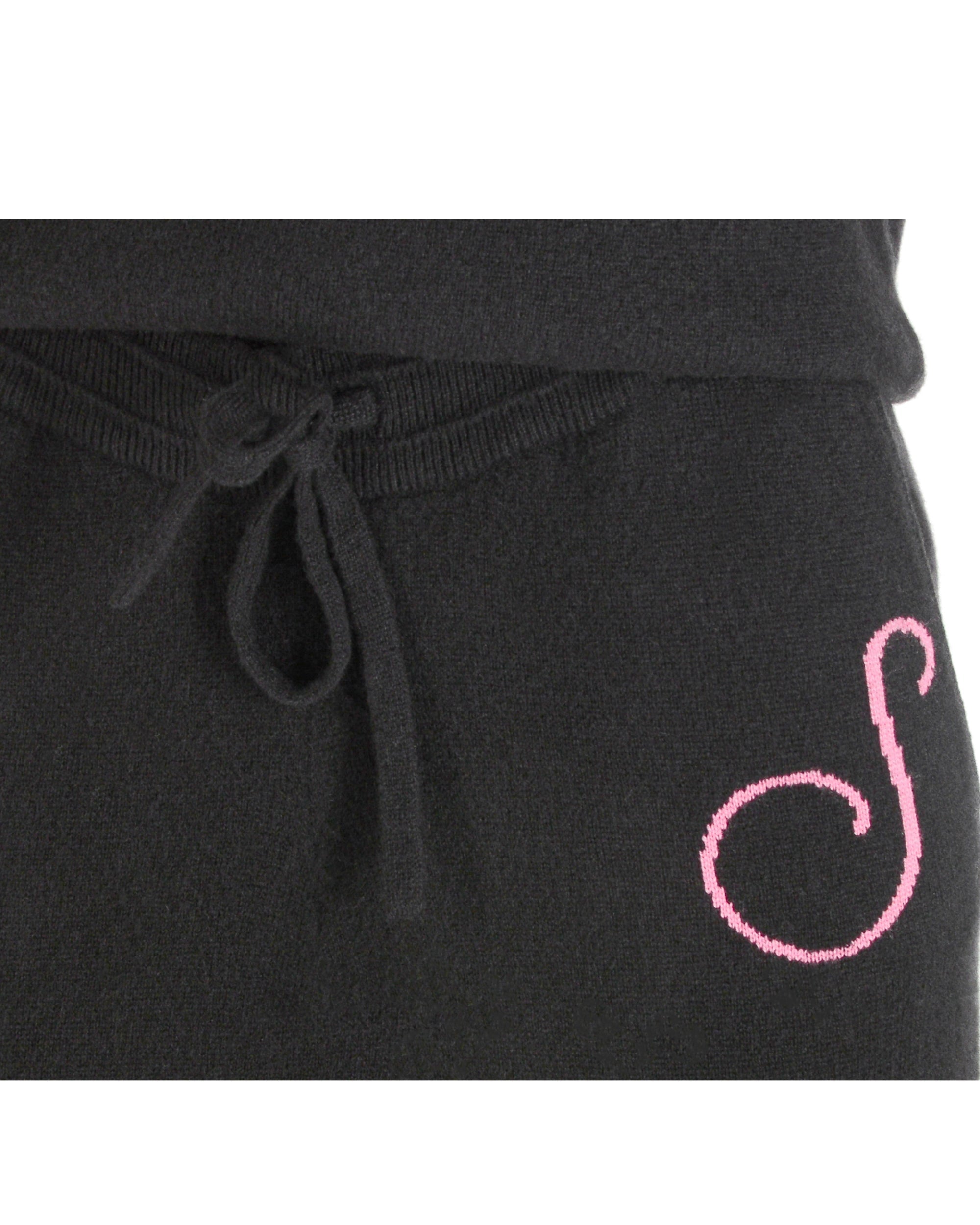 Pantalones deportivos de cachemira - Negro
