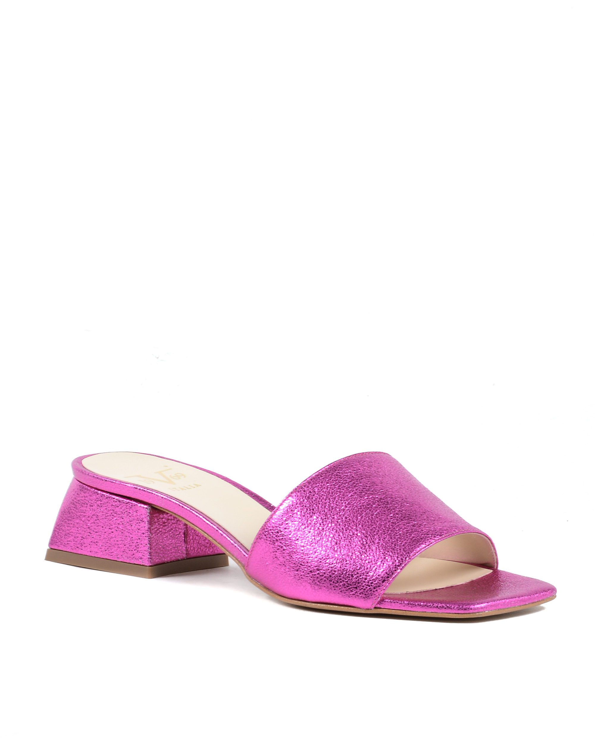 19V69 Italia Sandalia Mujer Lamè Fuxia 4909 LAM FUXIA