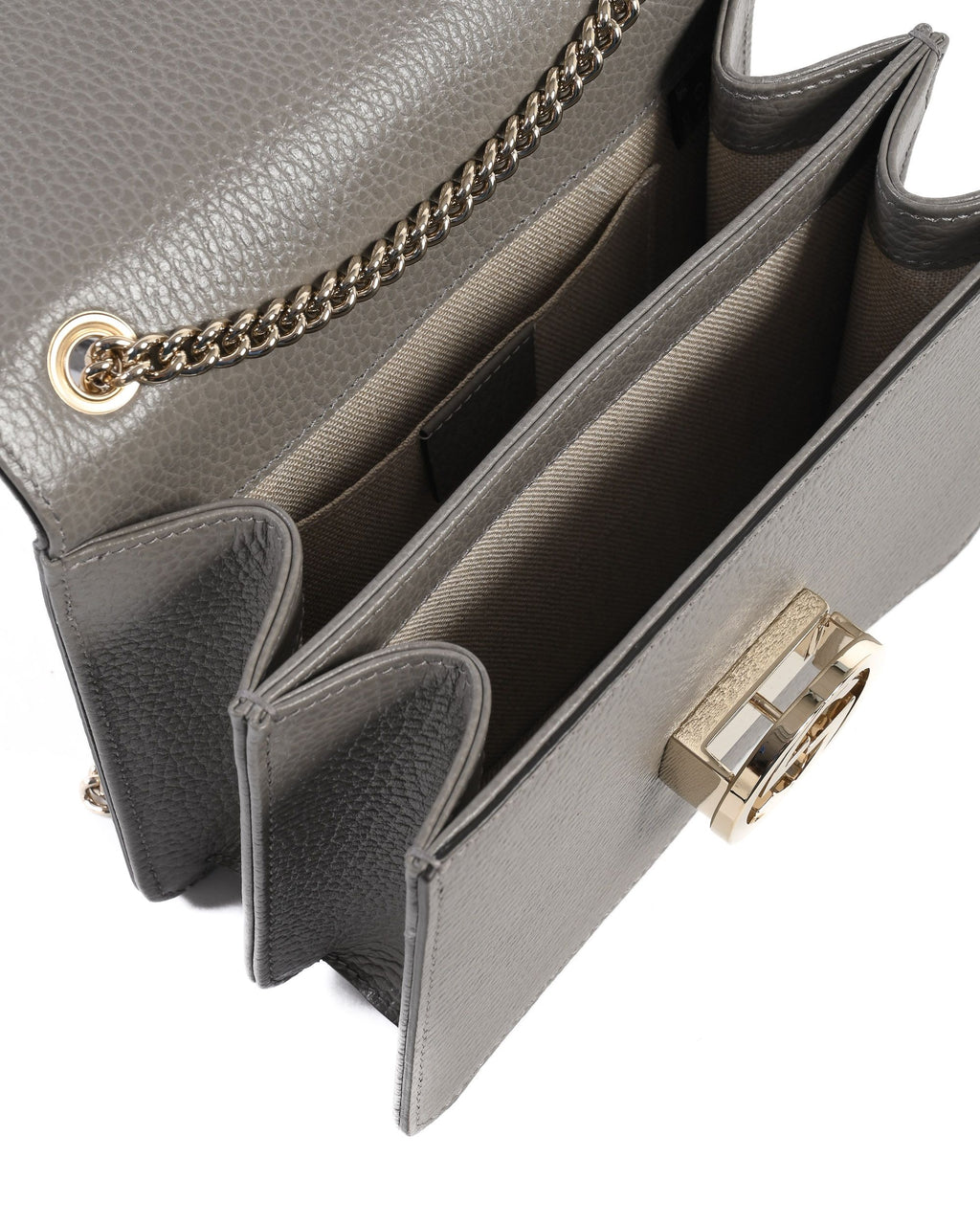 Gucci Interlocking leather bag with chain 510304 CAO0G 1226