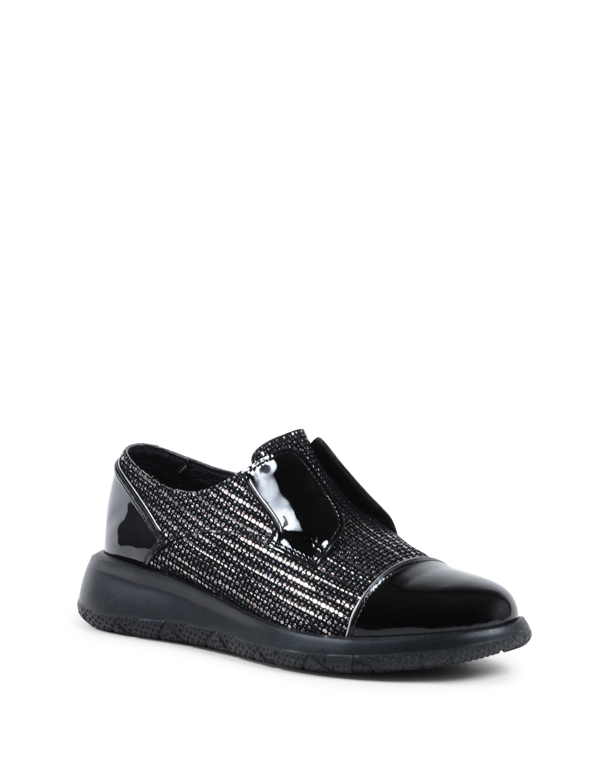 Fratelli Rossetti Womens Sneaker Black 75685 SWING ARGENTO NERO