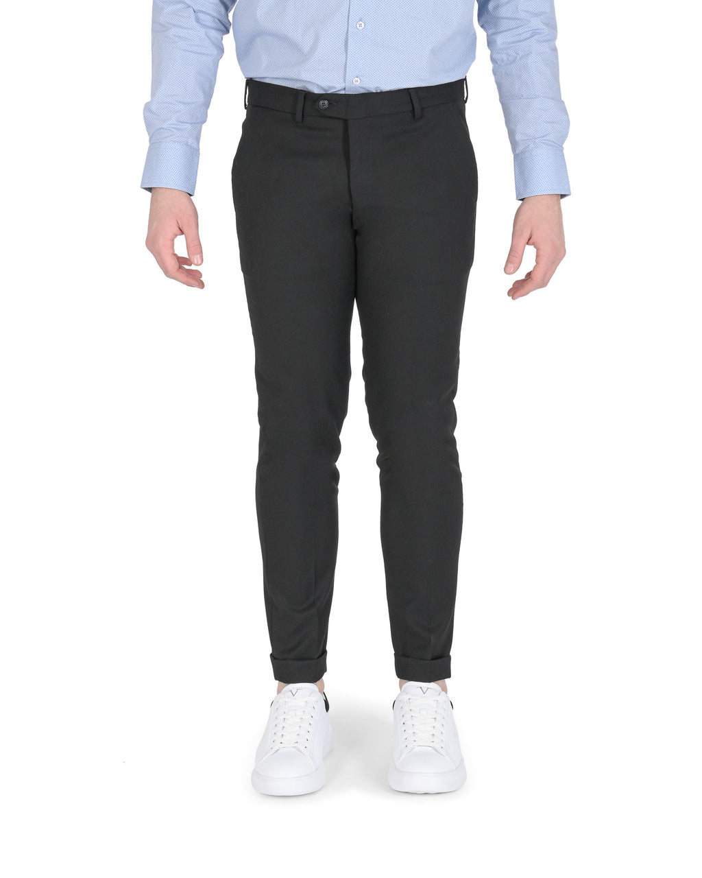 19V69 Italia Pantalones de hombre ZAC NEGRO