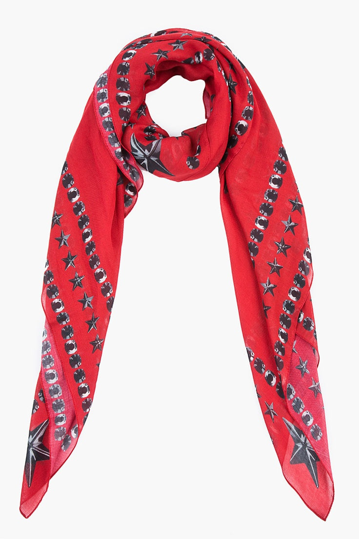 Fular de mujer Givenchy Star Red