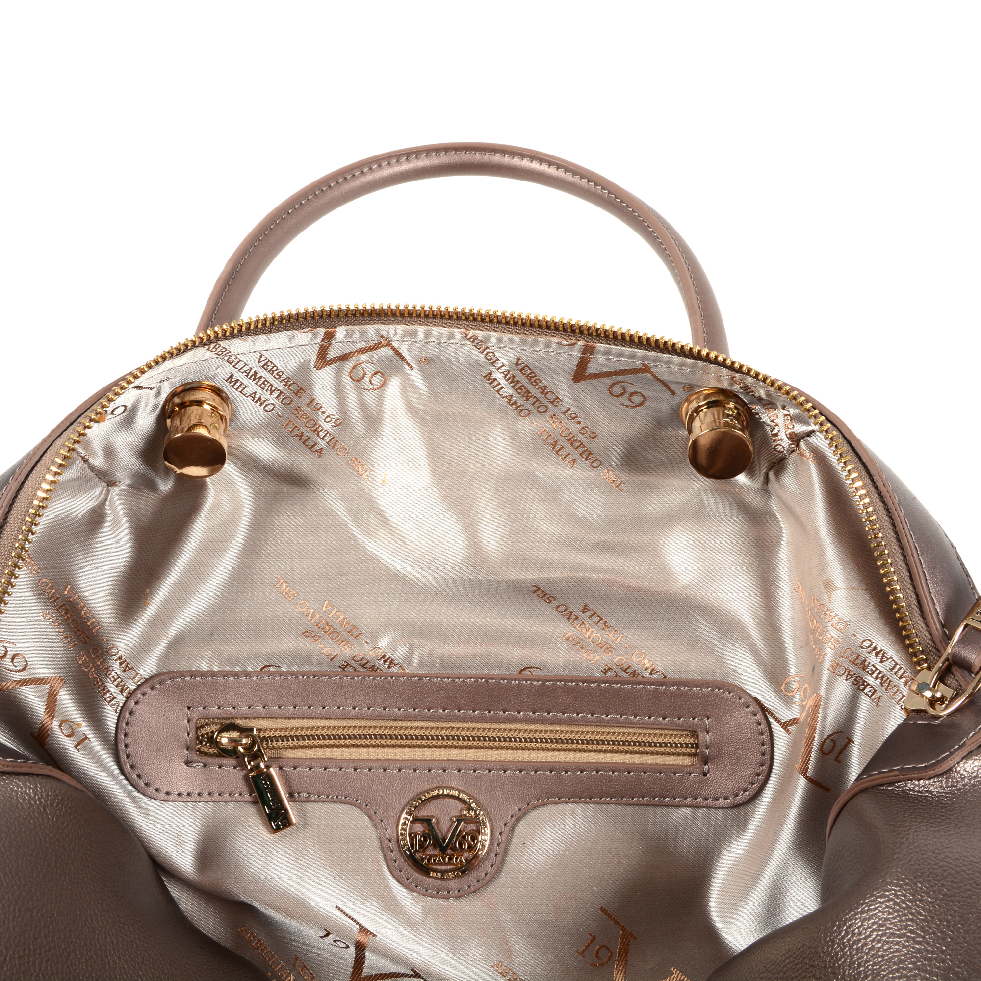 V 1969 Italia Womens Handbag Gold TALLIN