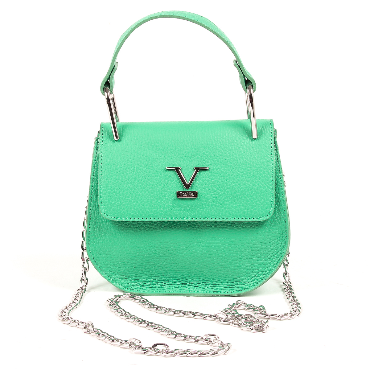 V 1969 Italia Womens Handbag Green DUBLINO