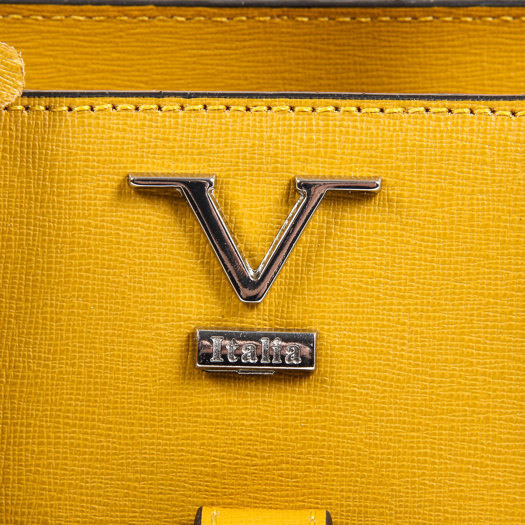 Bolso de mano para mujer V 1969 Italia V006-S SAFFIANO SENAPE