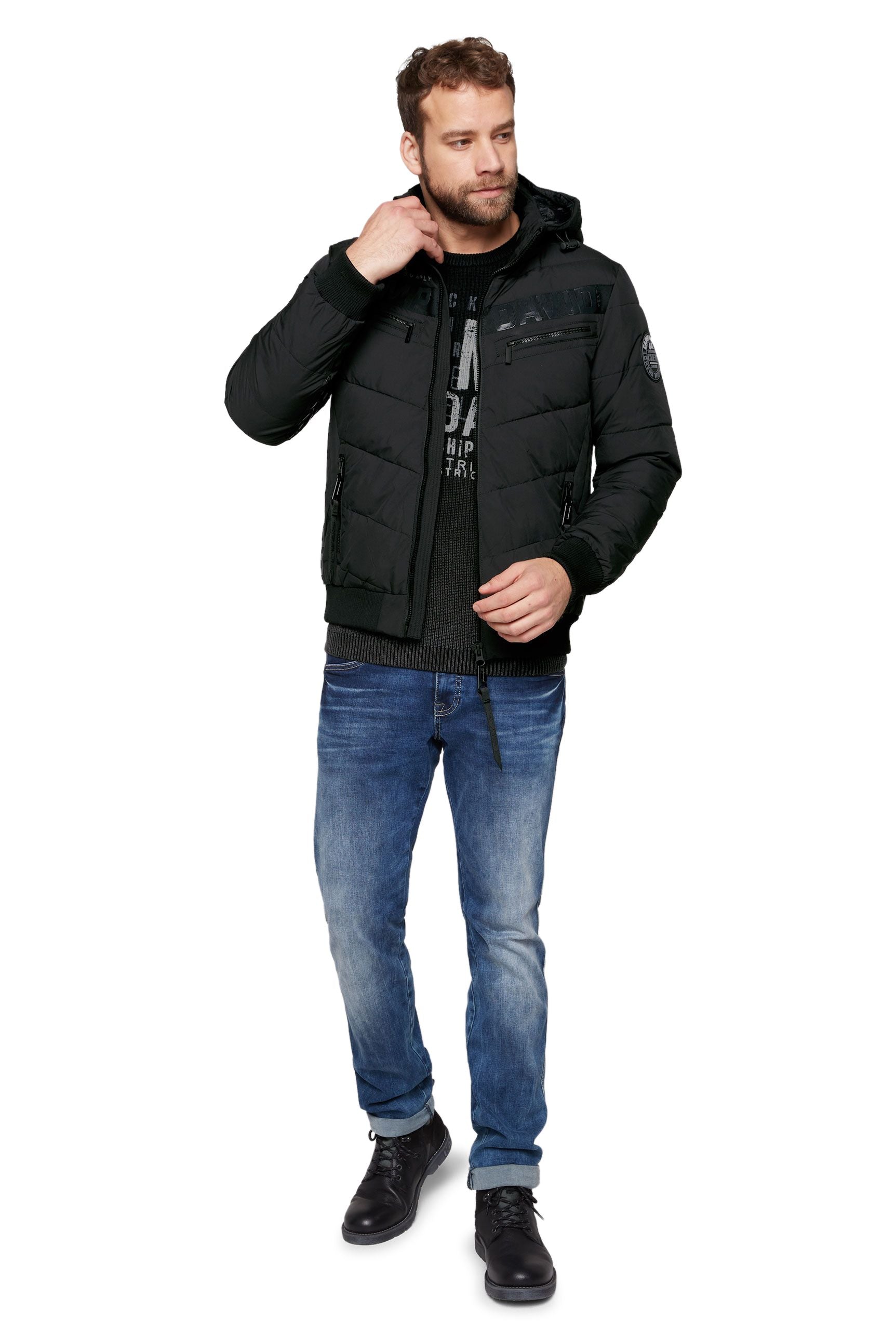 Chaqueta con capucha para hombre Camp David