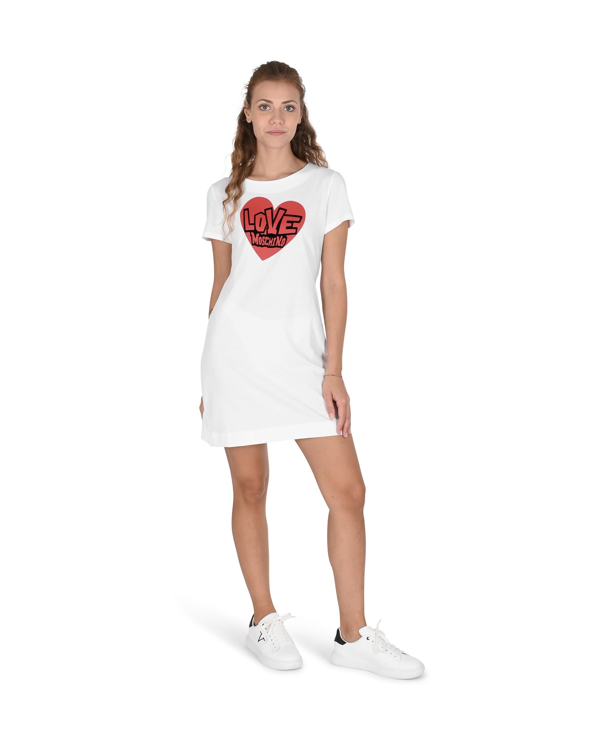 Vestido de mujer Love Moschino W 5 929 21 M 3876 A00 BLANCO ÓPTICO