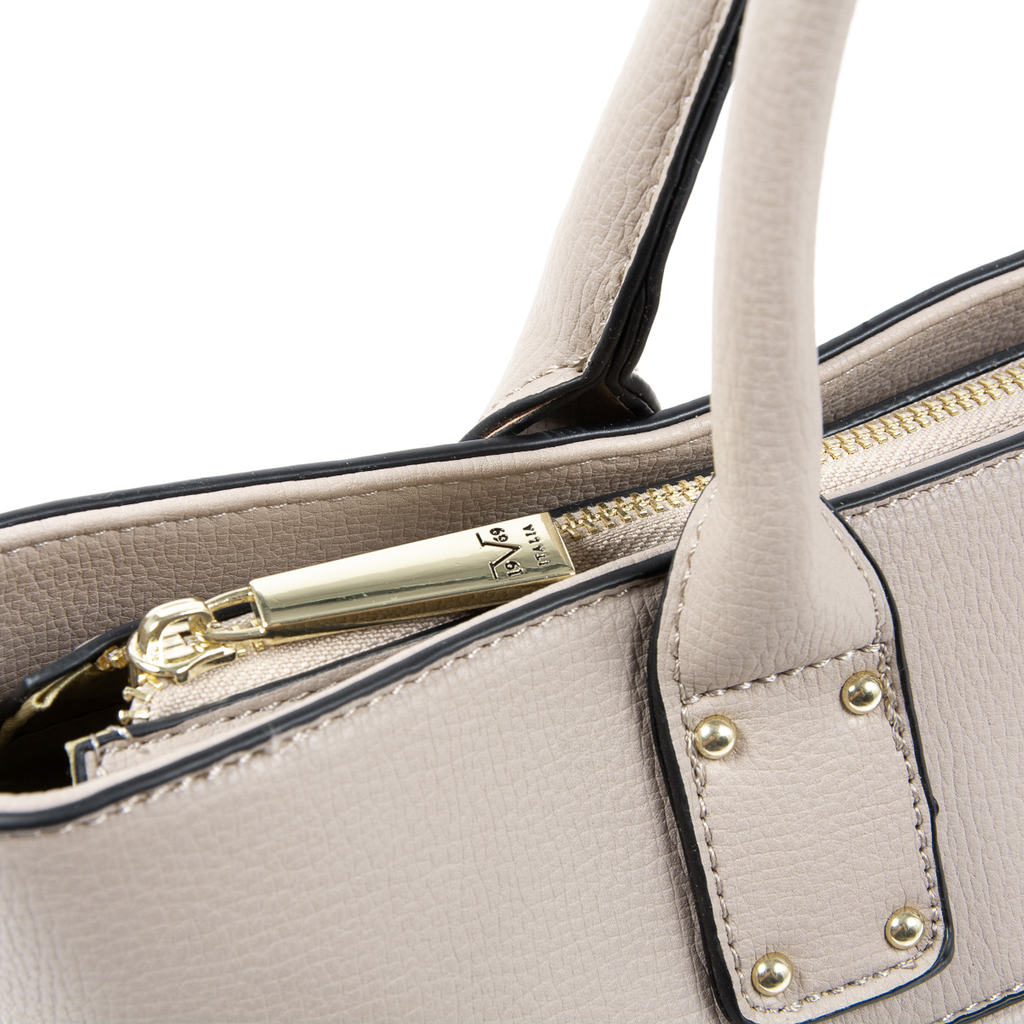Bolso de mano para mujer V 1969 Italia gris claro SOPHIA
