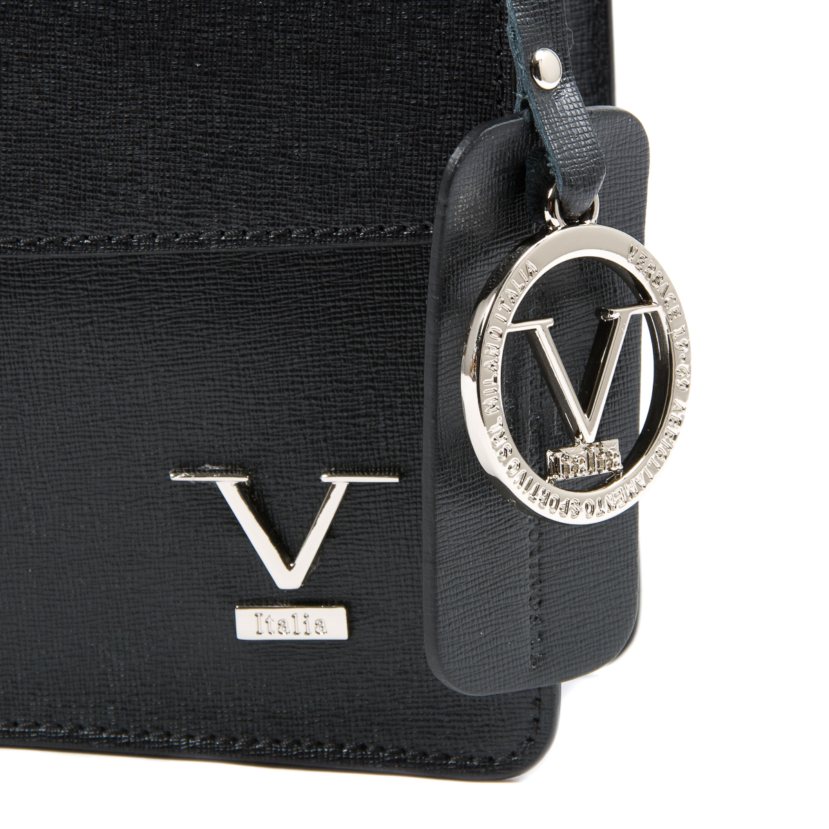 V 1969 Italia Womens Handbag Black MORA
