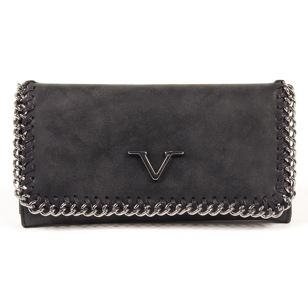V 1969 Italia Monedero de mujer Negro VENUS