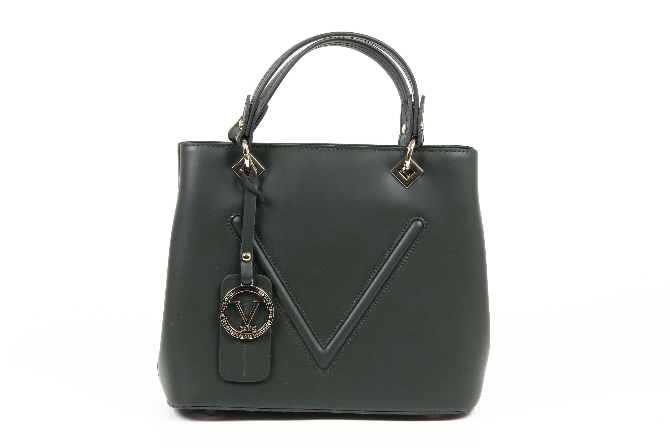 Bolso Mujer V 1969 Italia V004/2 RUGA VERDE BOTTIGLIA