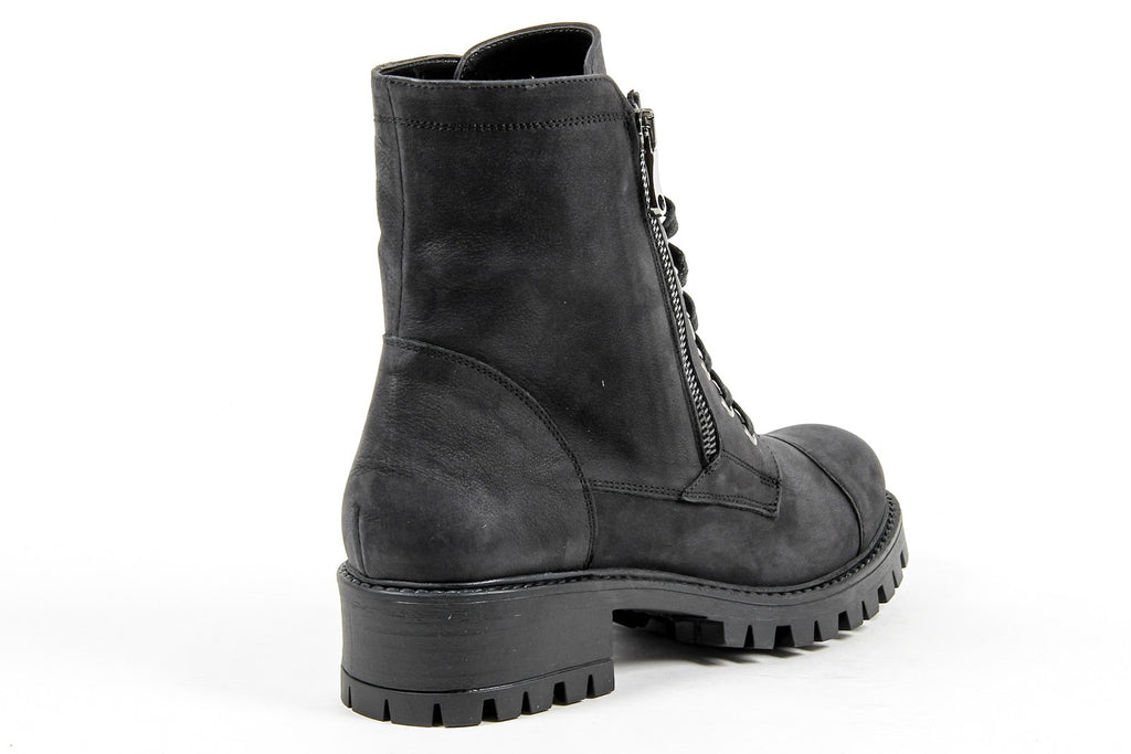 Bota corta para mujer V 1969 Italia B1476 NABUK NERO