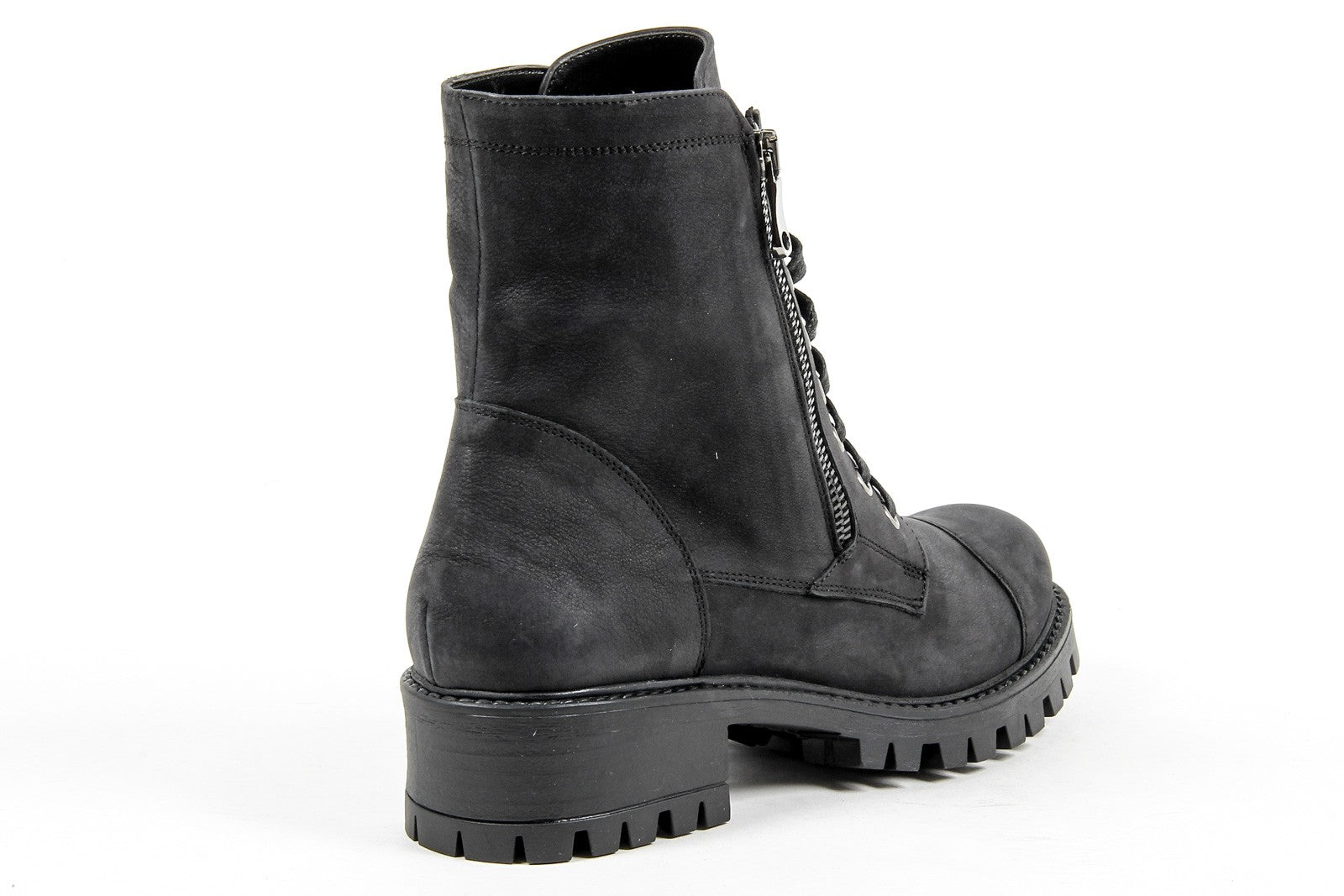 Bota corta para mujer V 1969 Italia B1476 NABUK NERO