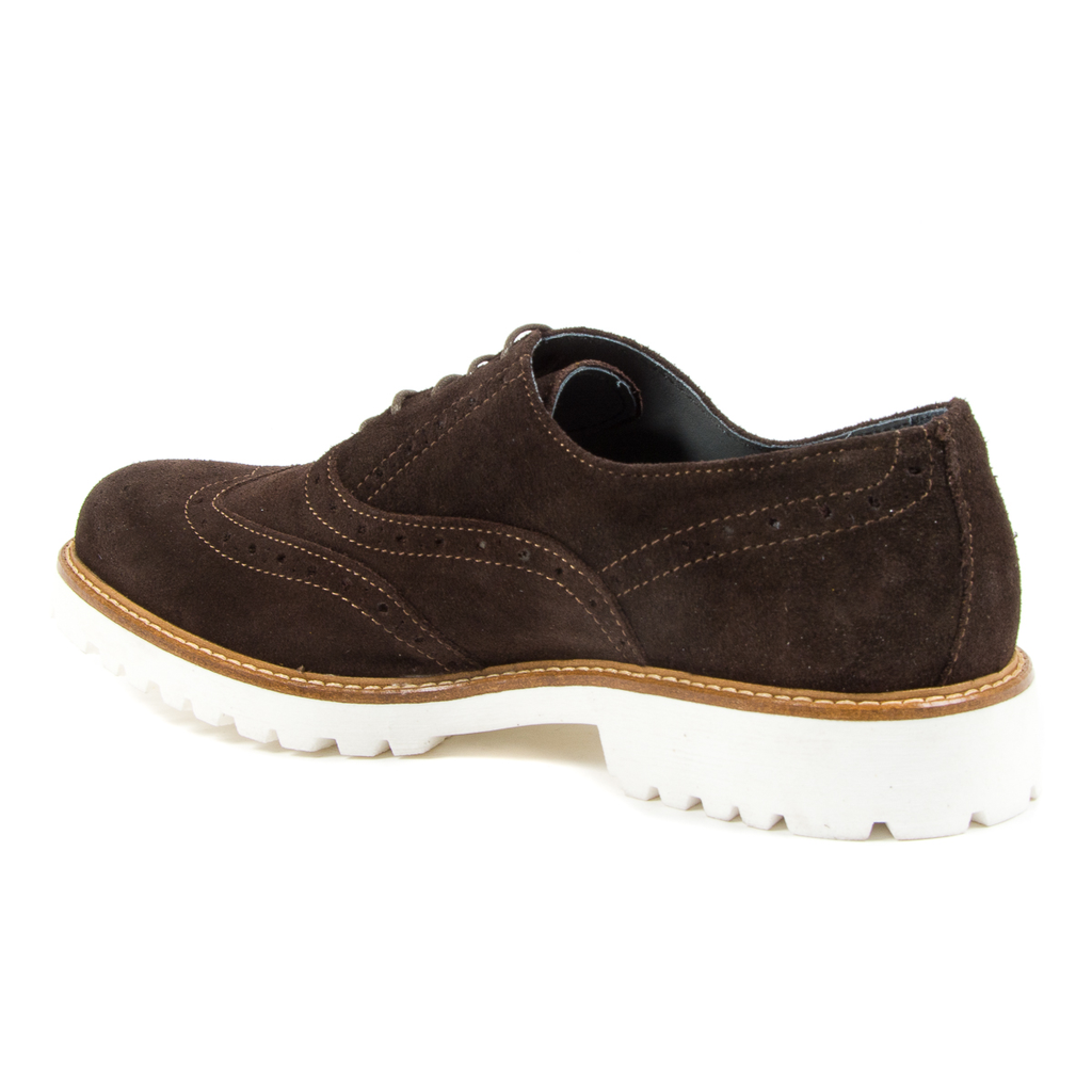 Andrew Charles - Zapatos brogue para hombre, color marrón oscuro, LUIS
