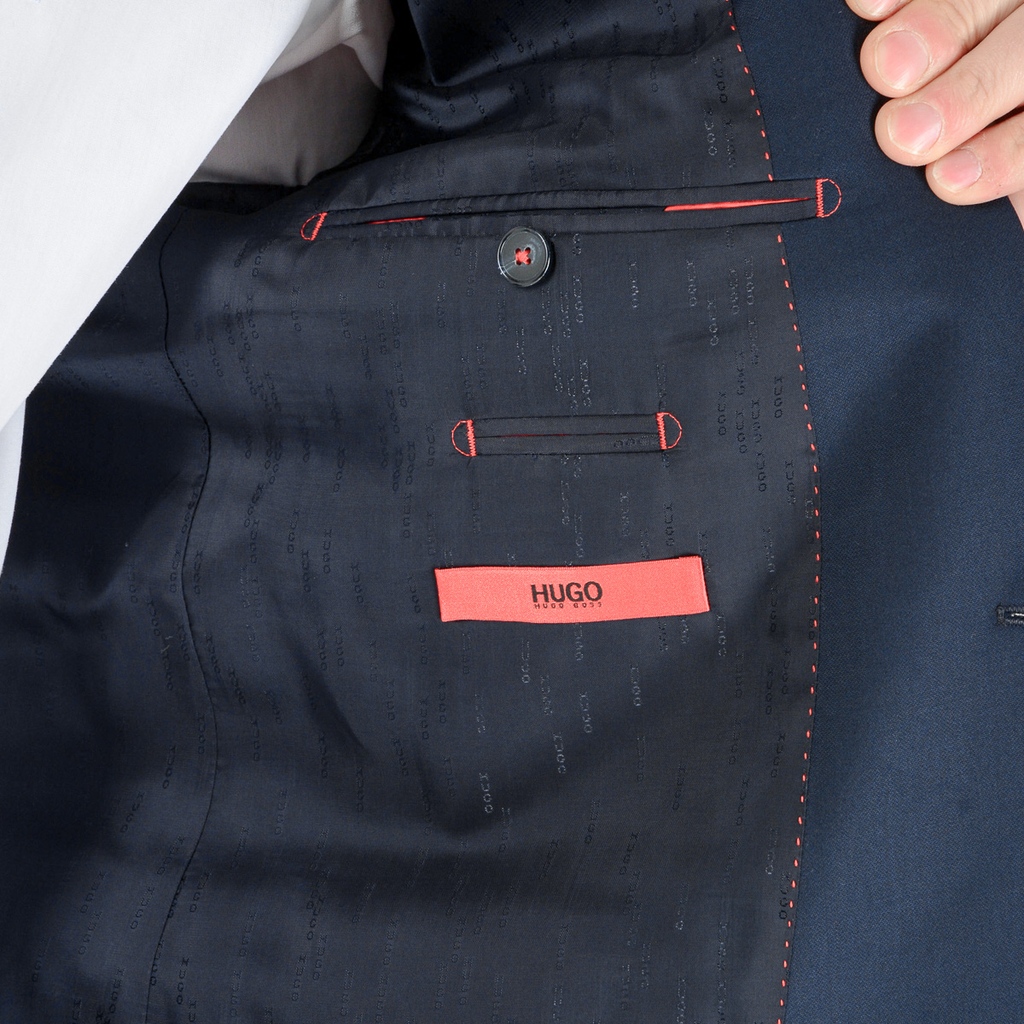 Traje Hugo Boss para hombre azul oscuro AERON HAMEN