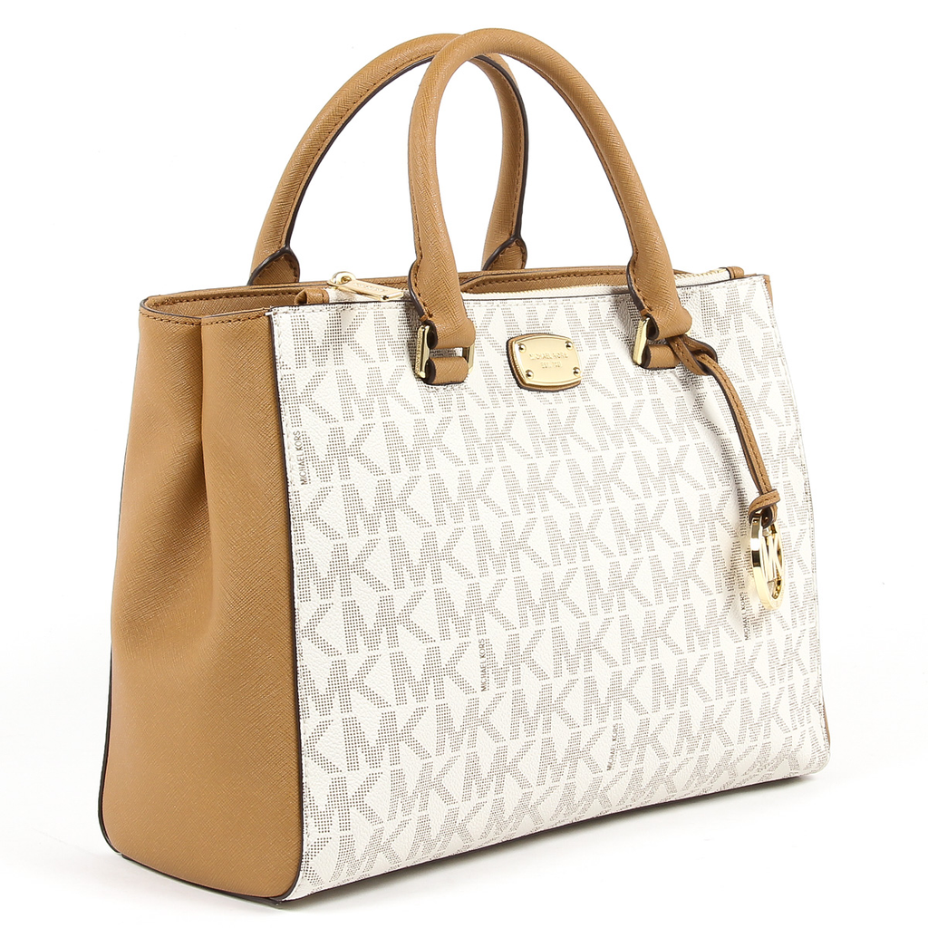 Michael Kors Womens Handbag KELLEN 35S7GSOS2B VANILLA ACRN