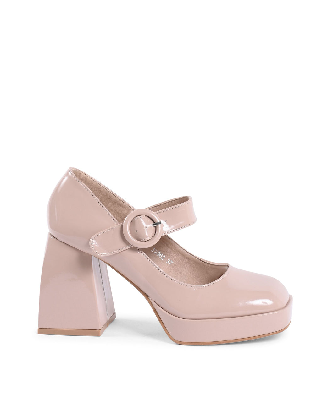 19V69 Italia Zapatos Mary Jane para mujer color piel J2962 NUDE