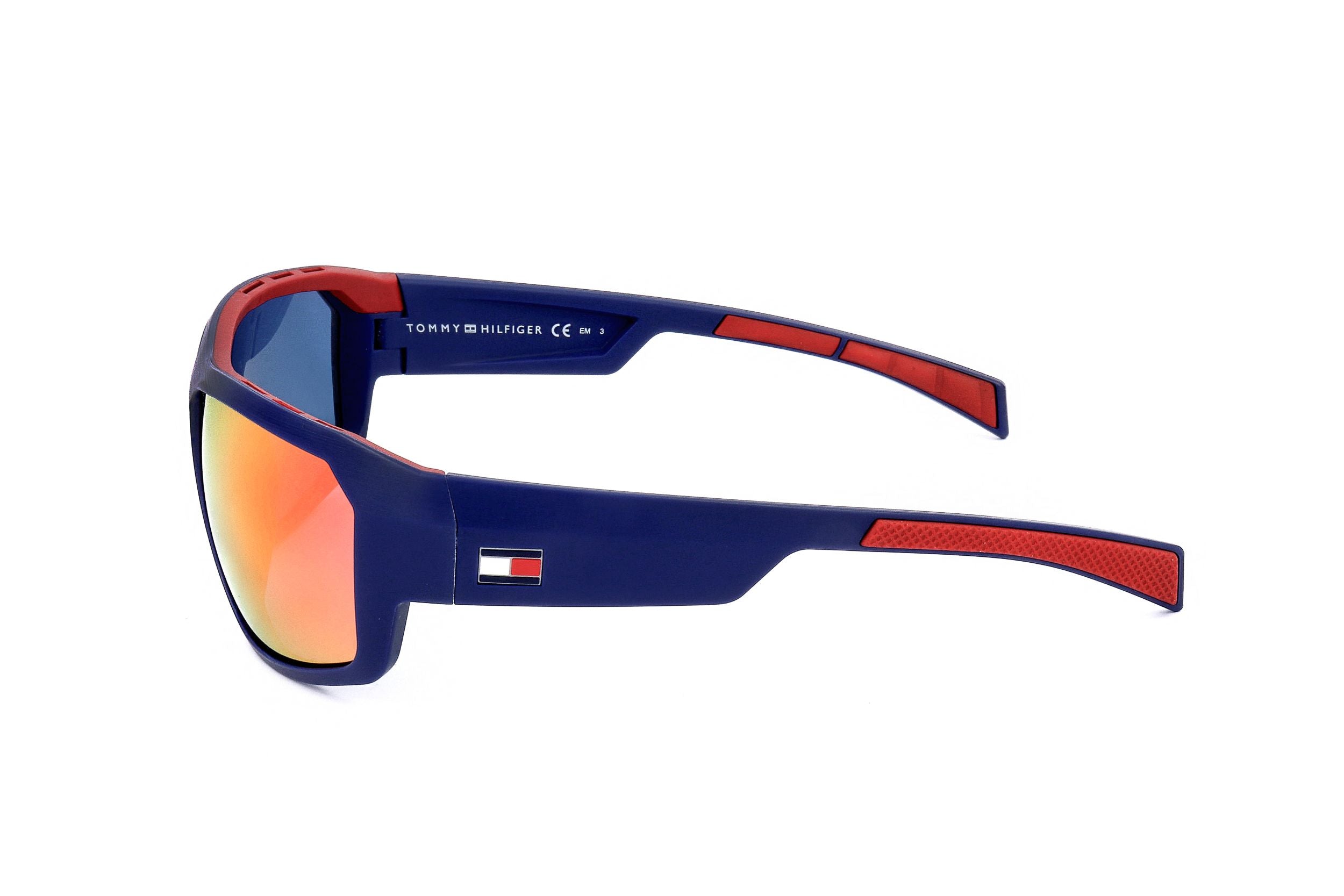 Gafas de sol Tommy Hilfiger para hombre TH 1722 S WIR 61 16 125 AZUL MATE ROJO