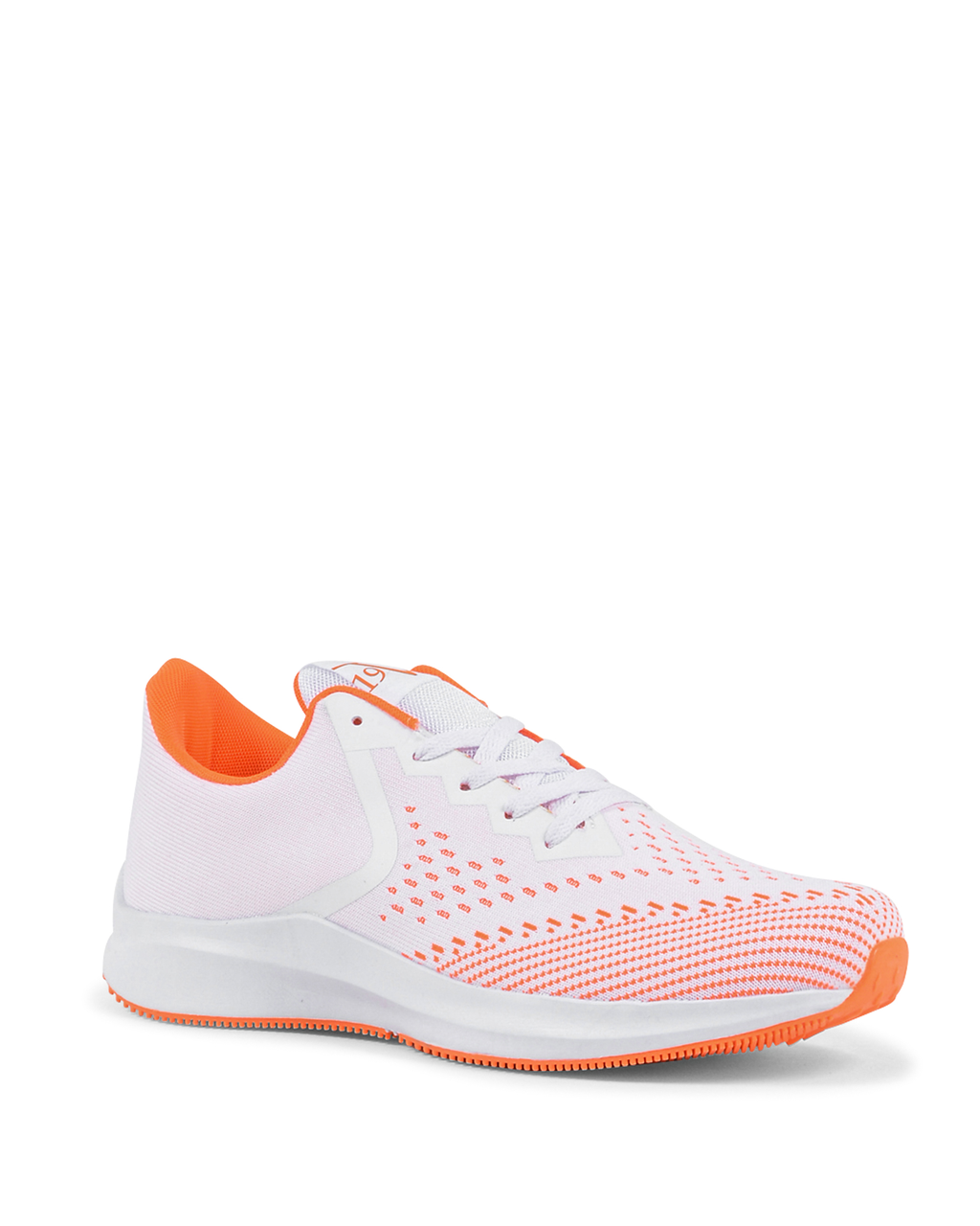 19V69 Italia Zapatilla deportiva para hombre V032 BIANCO ARANCIONE