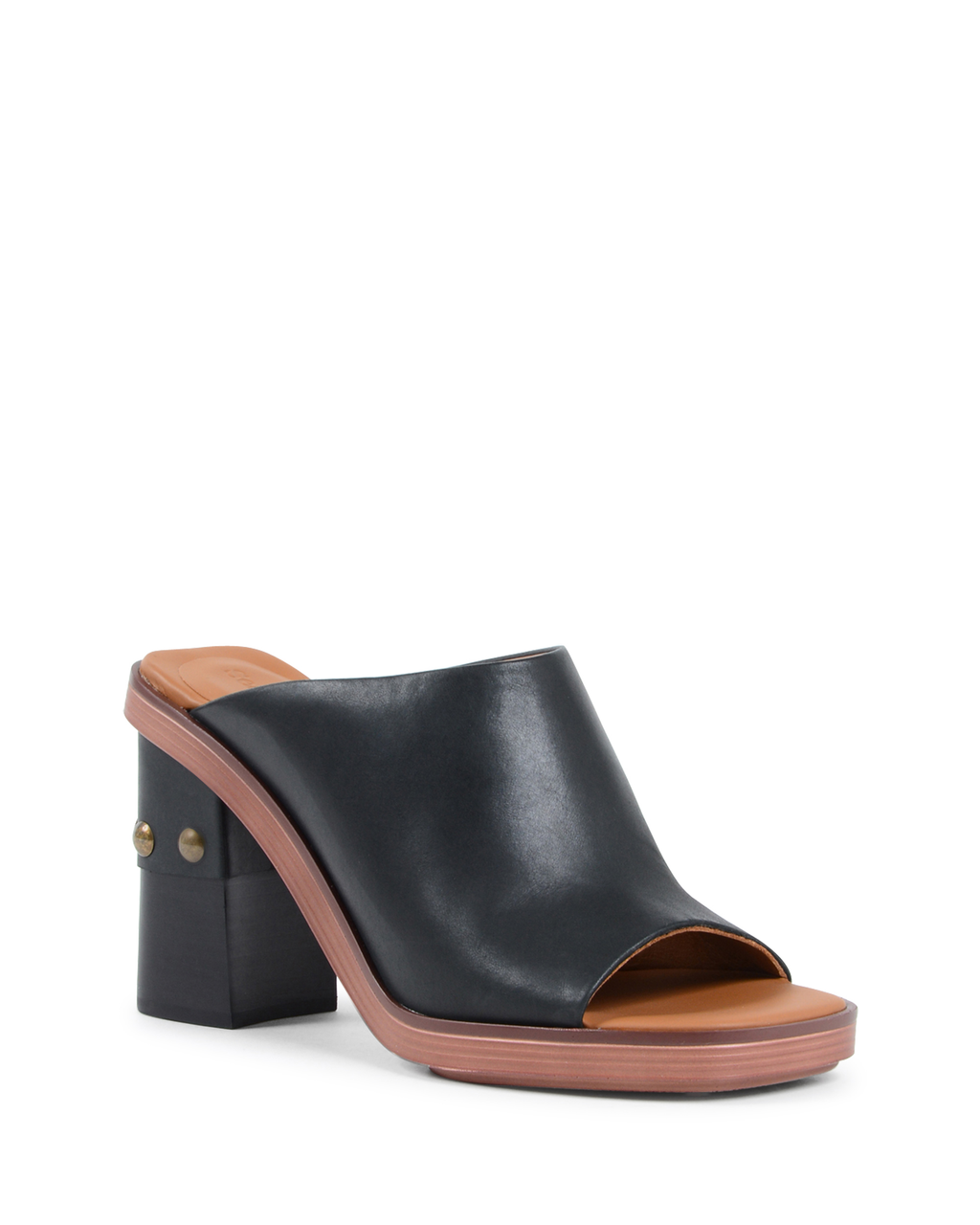 ChloÃ¨ Womens Mule Sandal Black SB32041A NERO