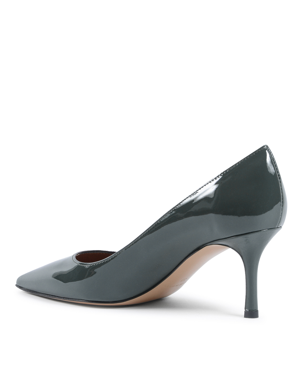 19V69 Italia Womens Pump Green INES65 GREEN GREY PATENT