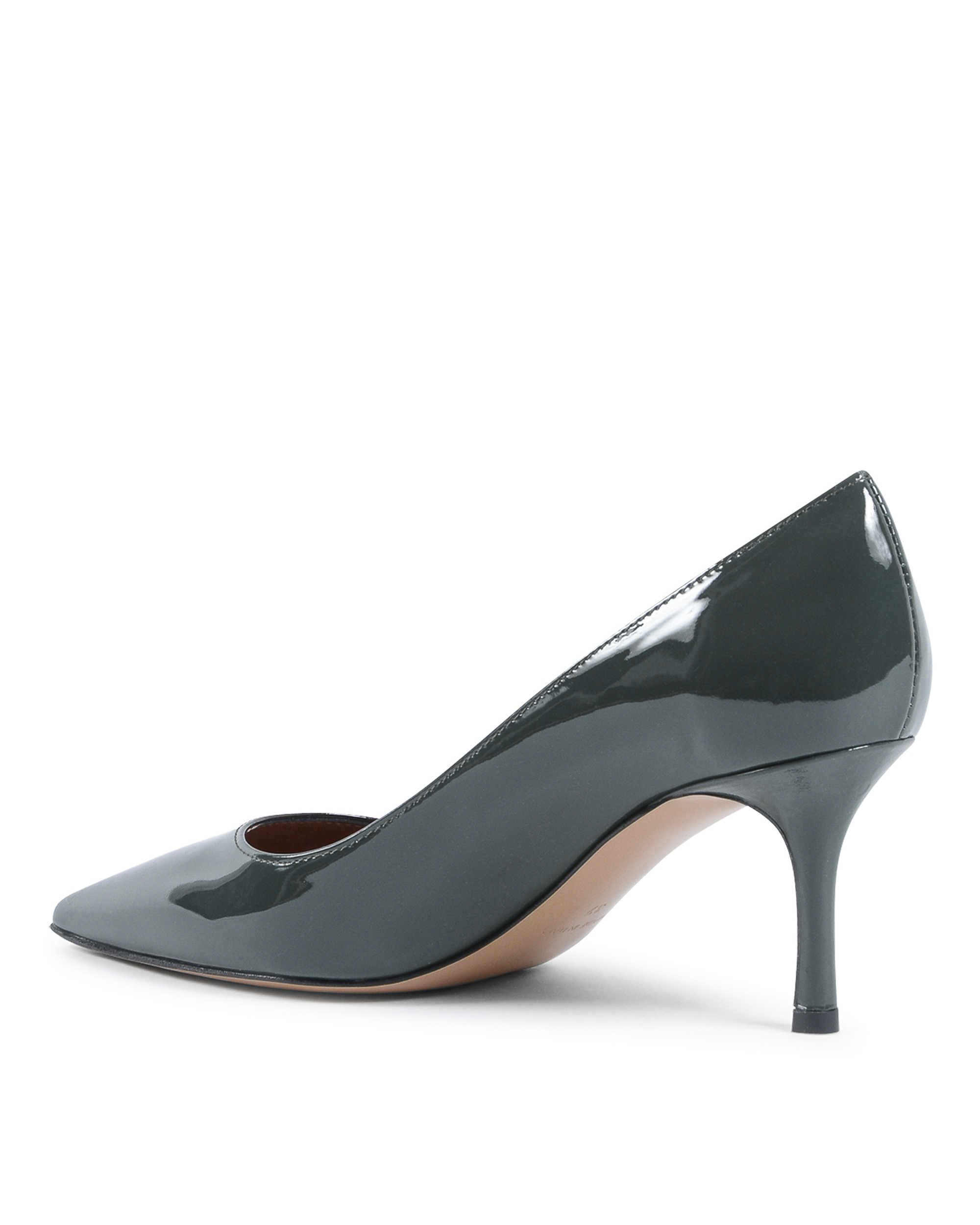19V69 Italia Womens Pump Green INES65 GREEN GREY PATENT