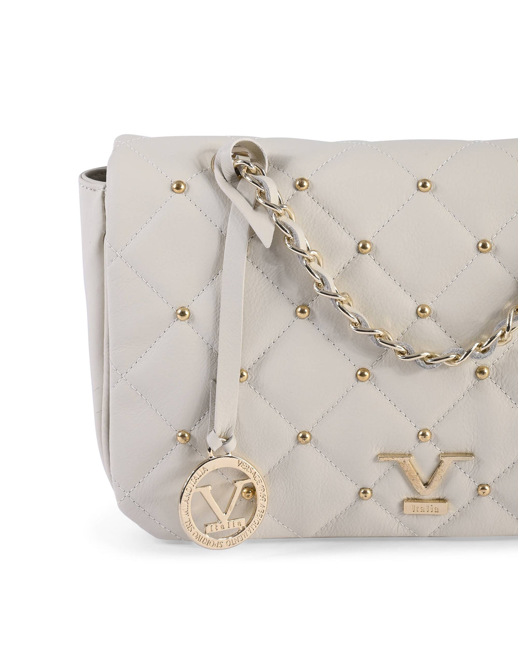 Bolso de mano para mujer V Italia M392 SAUVAGE LATTE