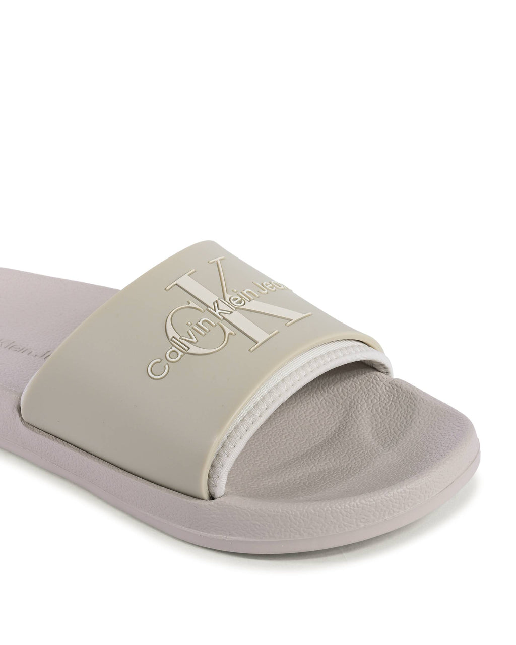 Chanclas Calvin Klein para mujer, color beige, YW0YW005850F4