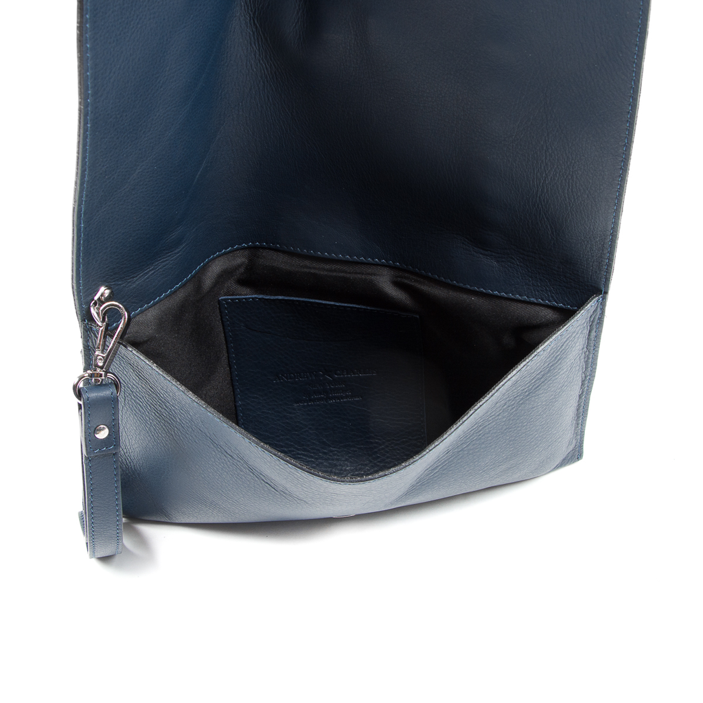 Bolso de mano Andrew Charles para mujer azul CORY