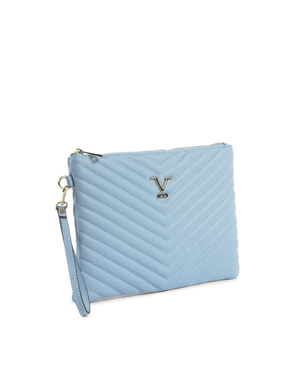 Bolso de mano para mujer V Italia azul claro V613 52 SAUVAGE CELESTE