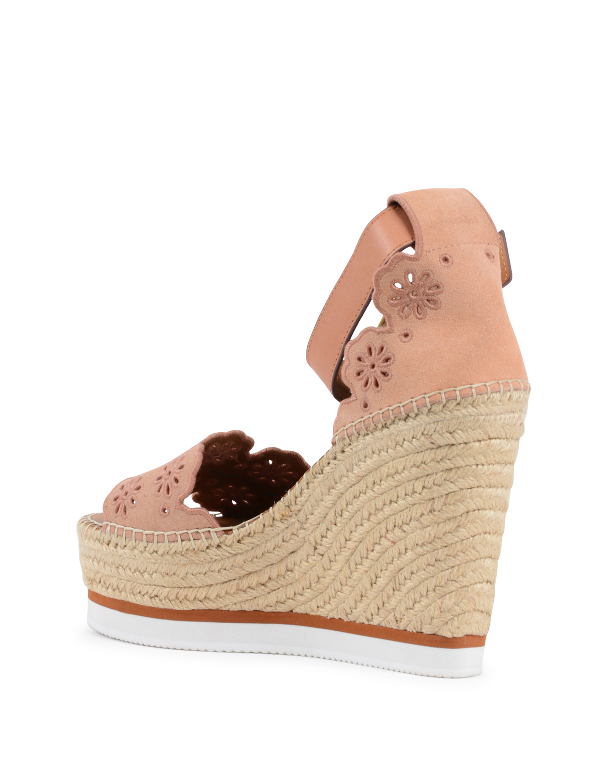 ChloÃ¨ Womens Wedge Sandal SB30202 CIPRIA CUOIO