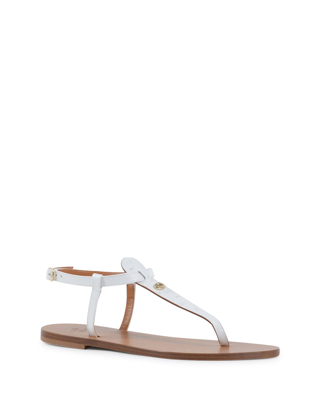 Sandalia Touch The Sky de avestruz blanca