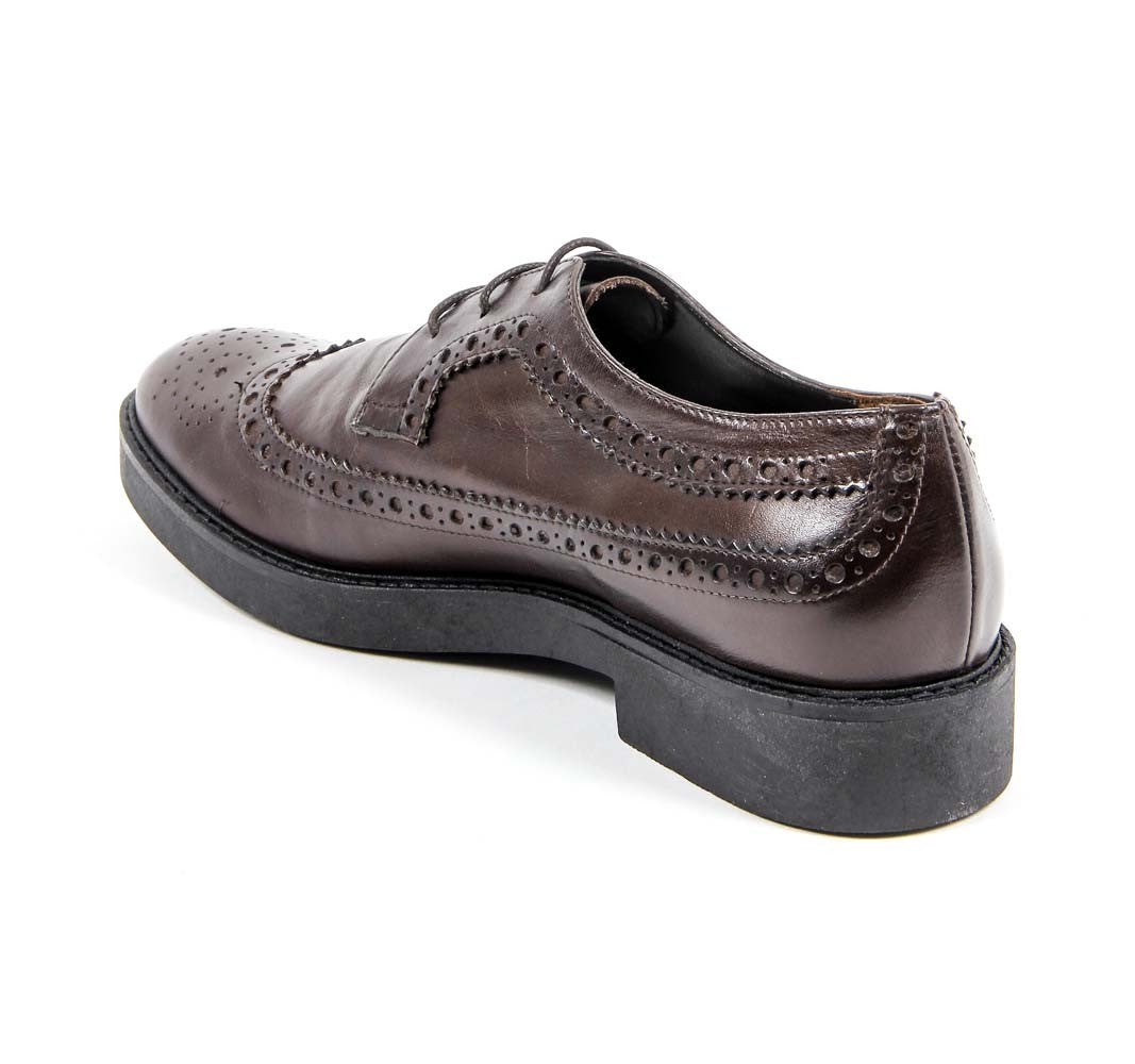 Zapato brogue para mujer V 1969 Italia B1670 VITELLO T. MORO COCCO