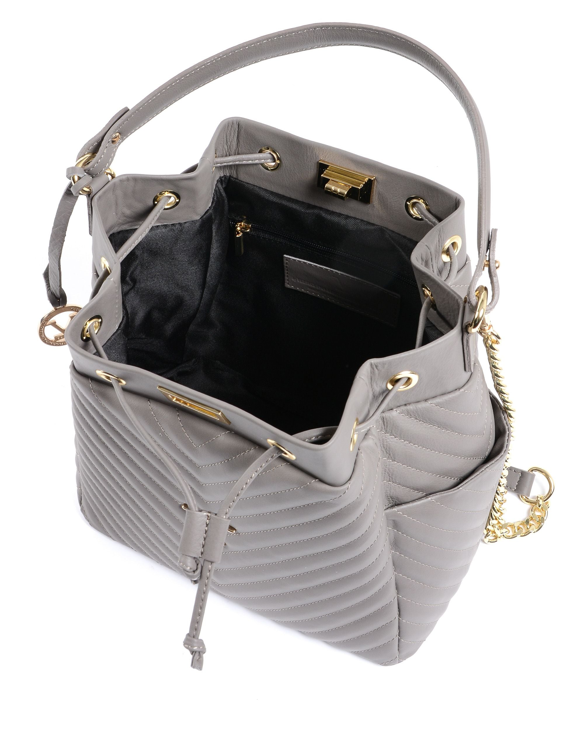 Bolso de mano para mujer V Italia gris oscuro BH10272 52 SAUVAGE SMOG