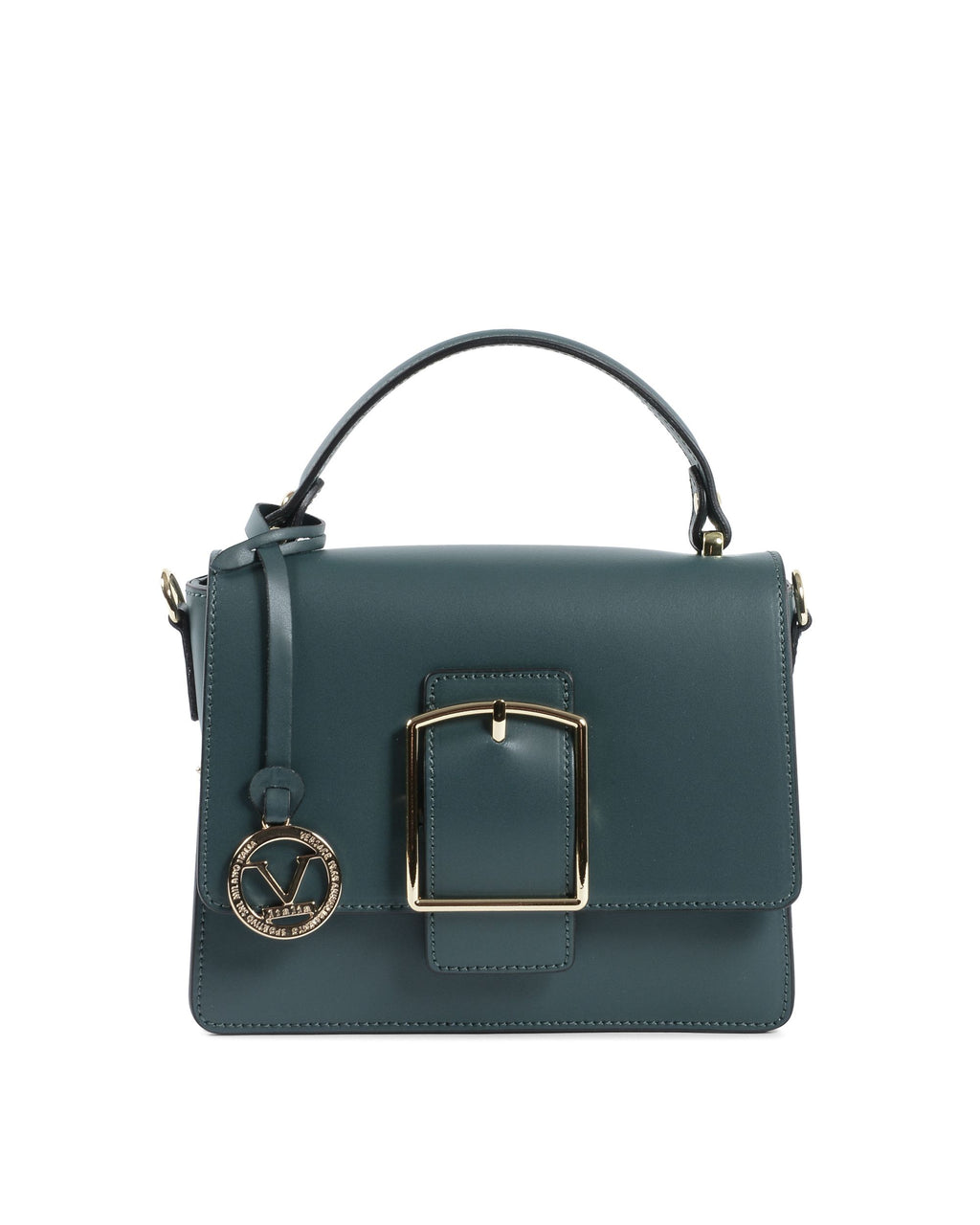 Bolso de mano para mujer V Italia Petrol V505 52 RUGA PETROLIO