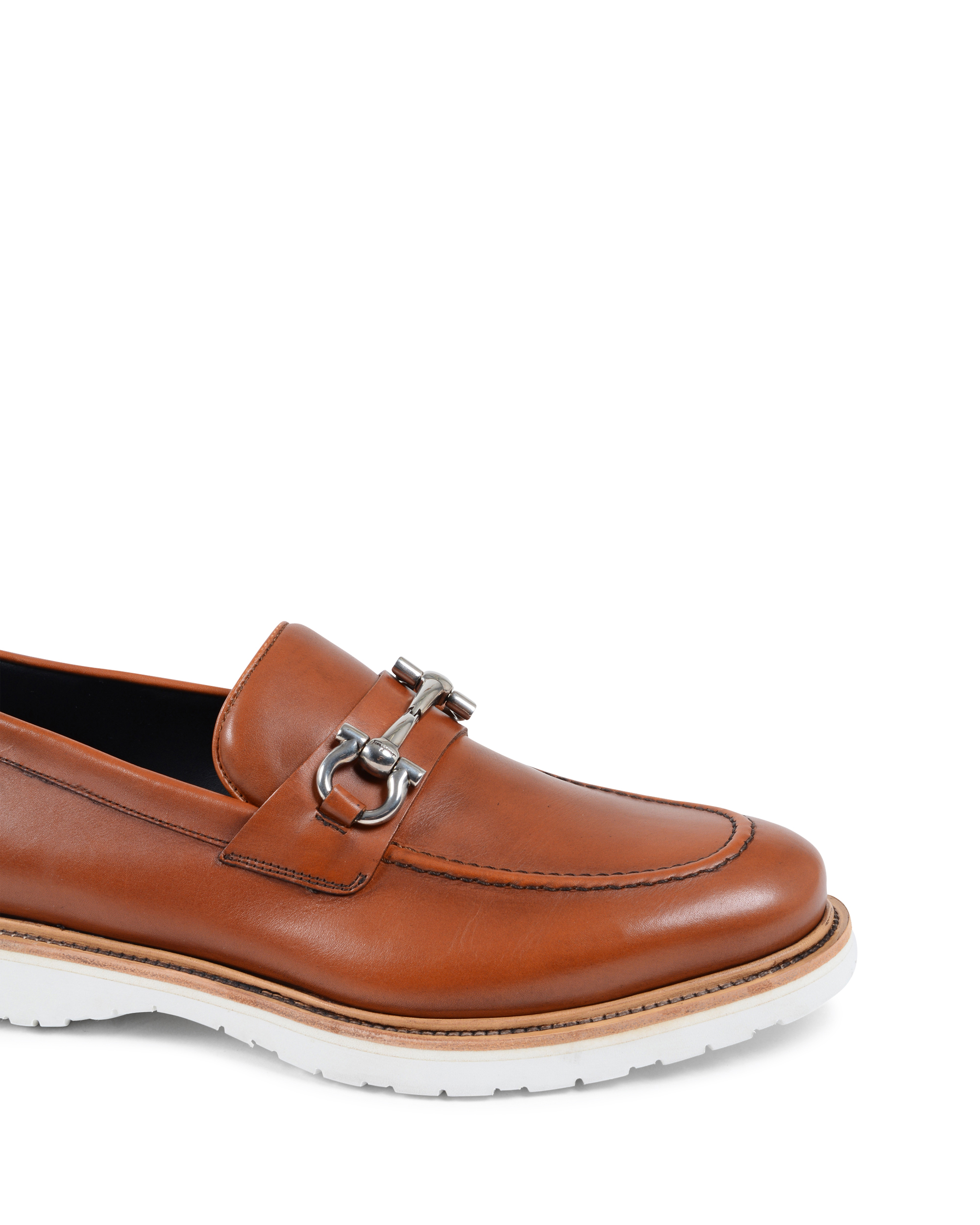 Mocasines Salvatore Ferragamo para hombre en color tostado COLLIN