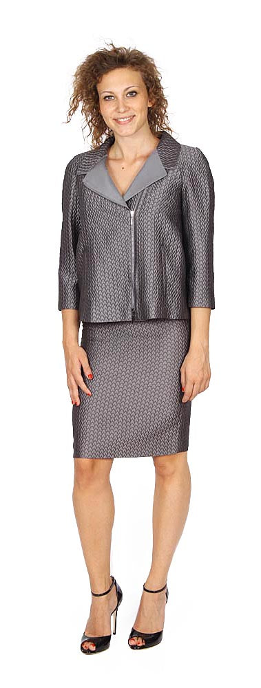 Chaqueta de mujer con cremallera Armani Collezioni PMG32T PM111 016